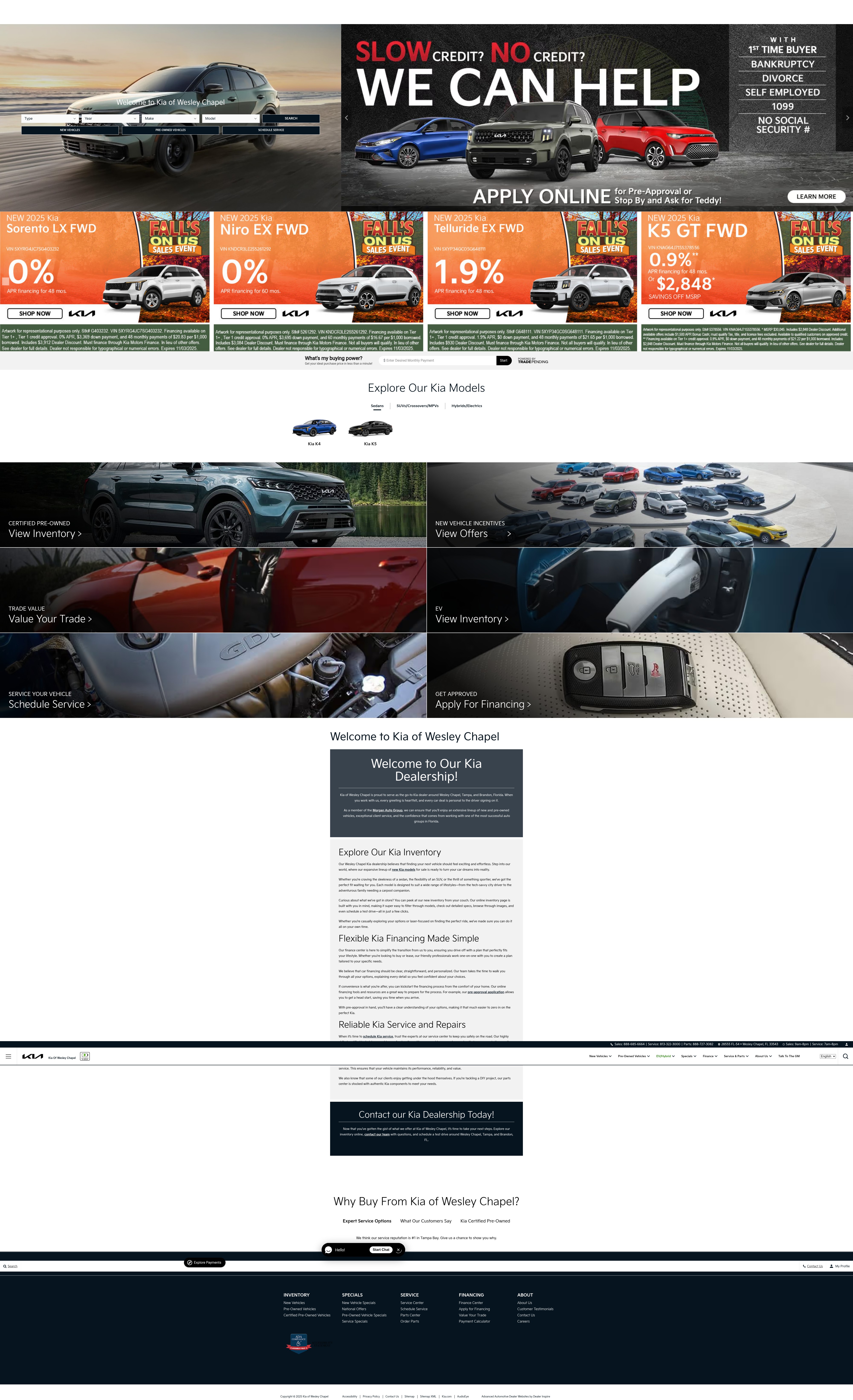 Screenshot of www.kiaofwesleychapel.com