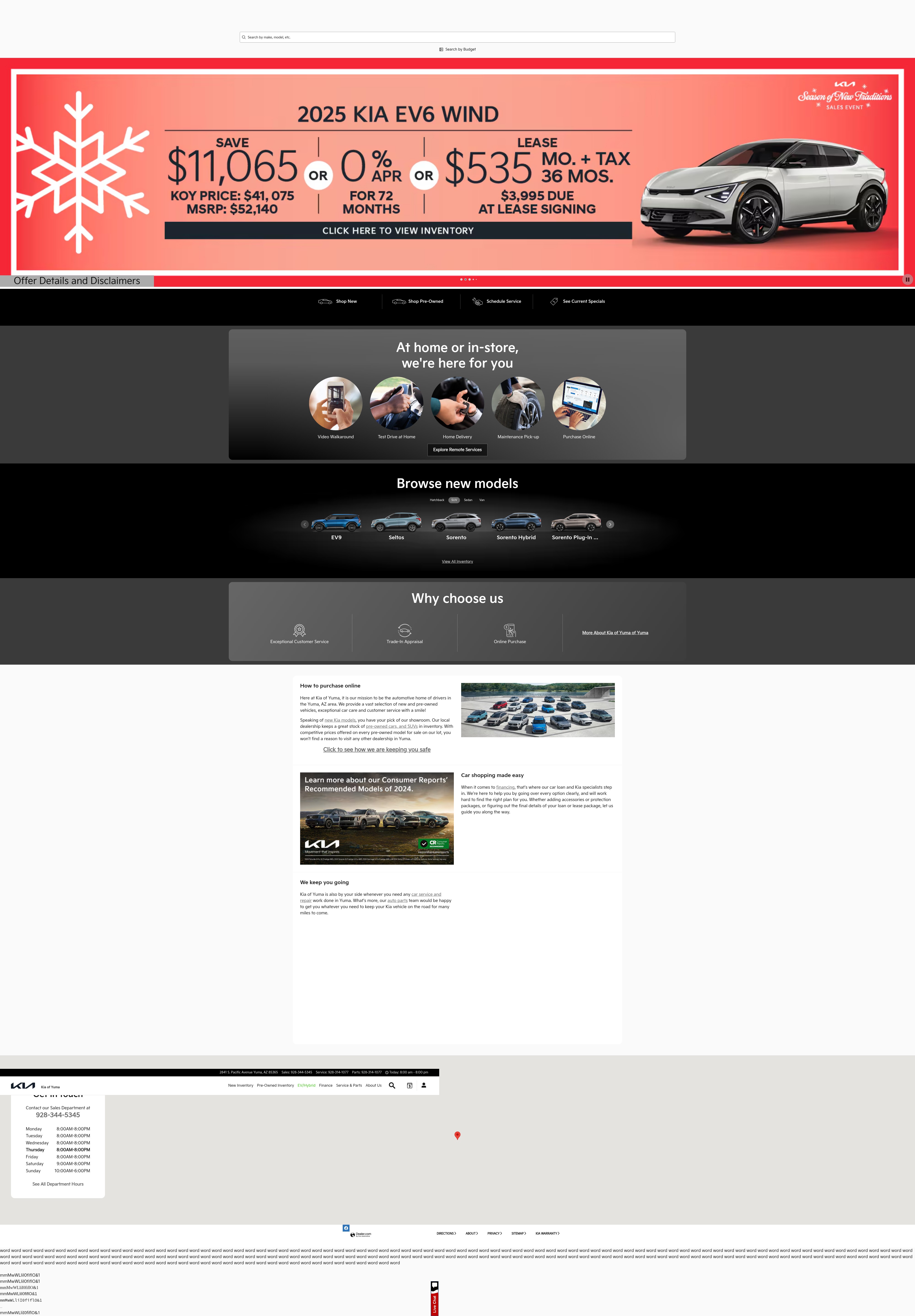 Screenshot of www.kiaofyuma.com
