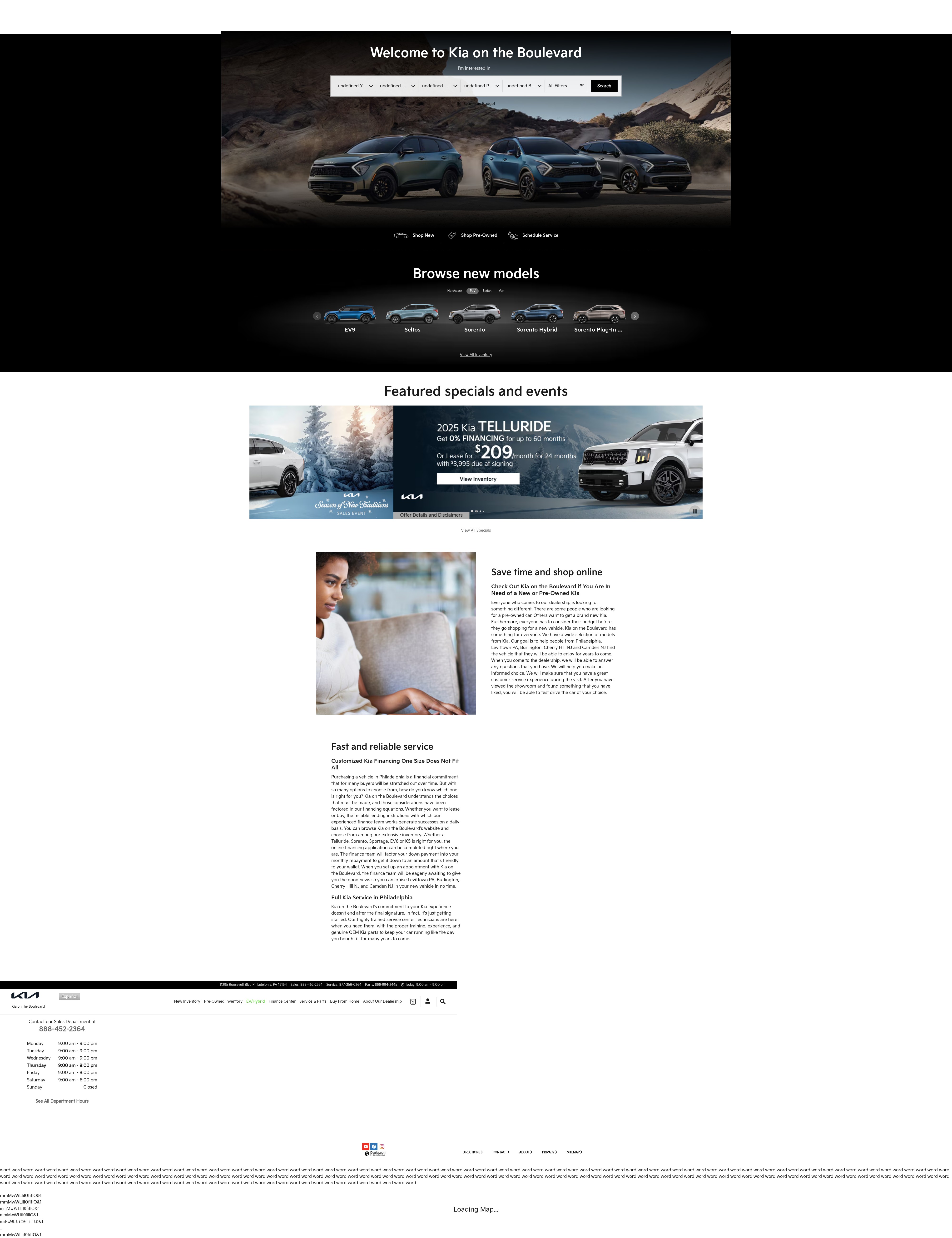 Screenshot of www.kiaontheblvd.com