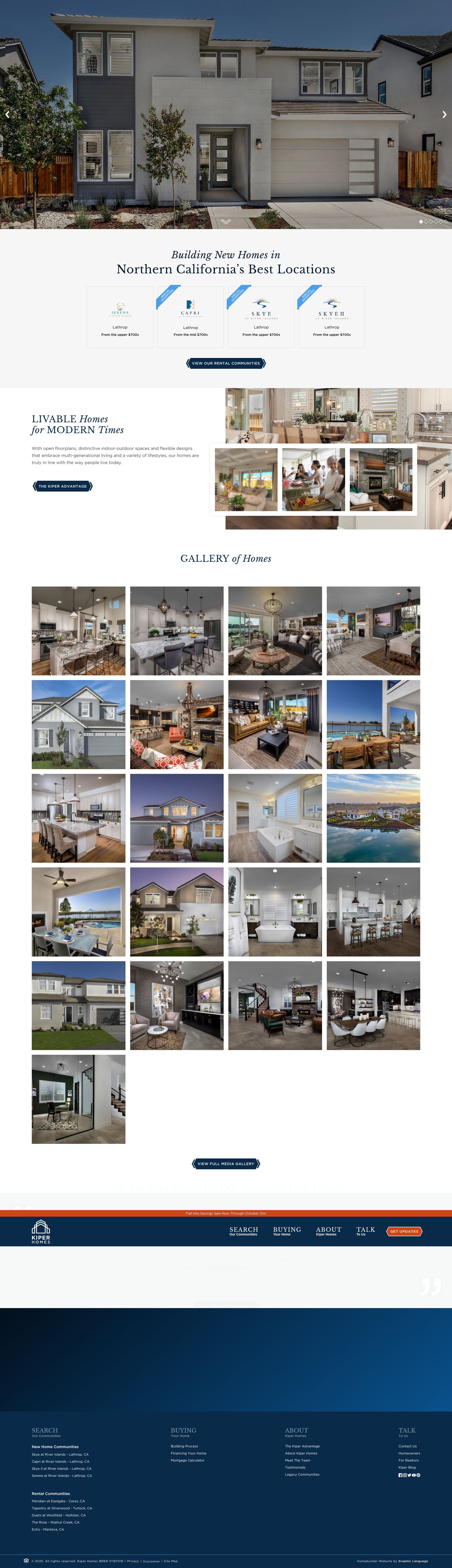 Screenshot of www.kiperhomes.com