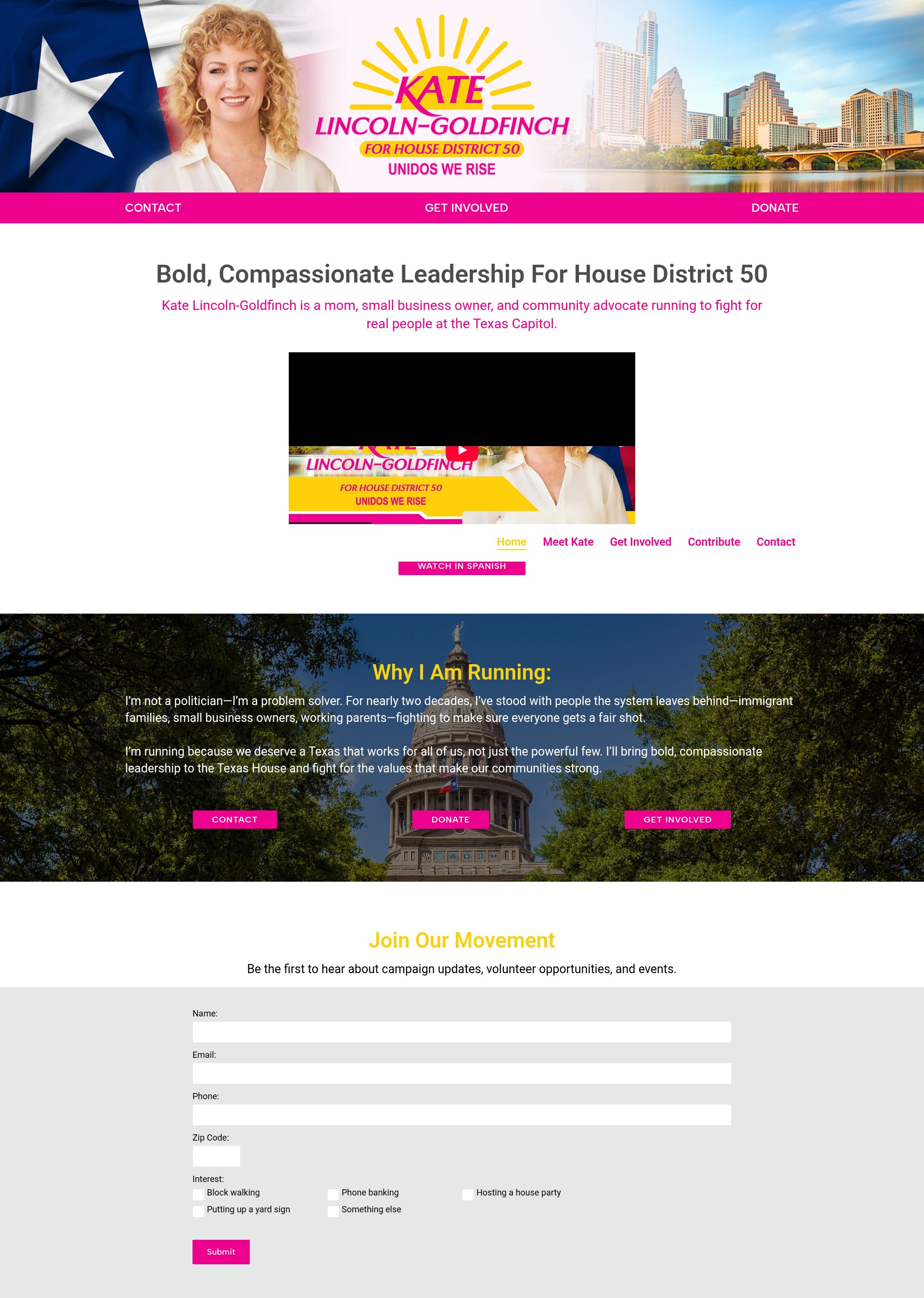 Screenshot of www.klgfortexas.com