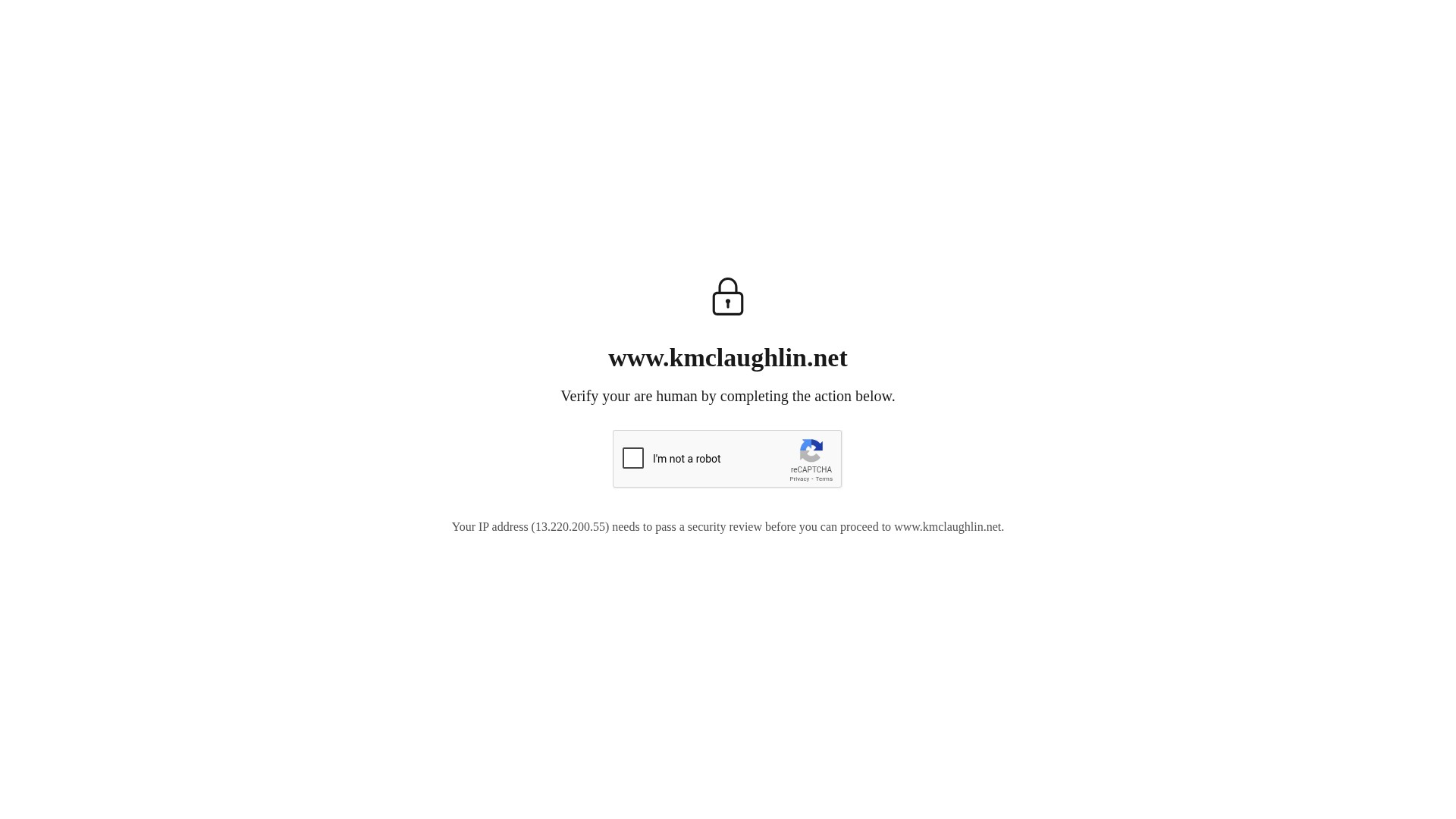 Screenshot of www.kmclaughlin.net