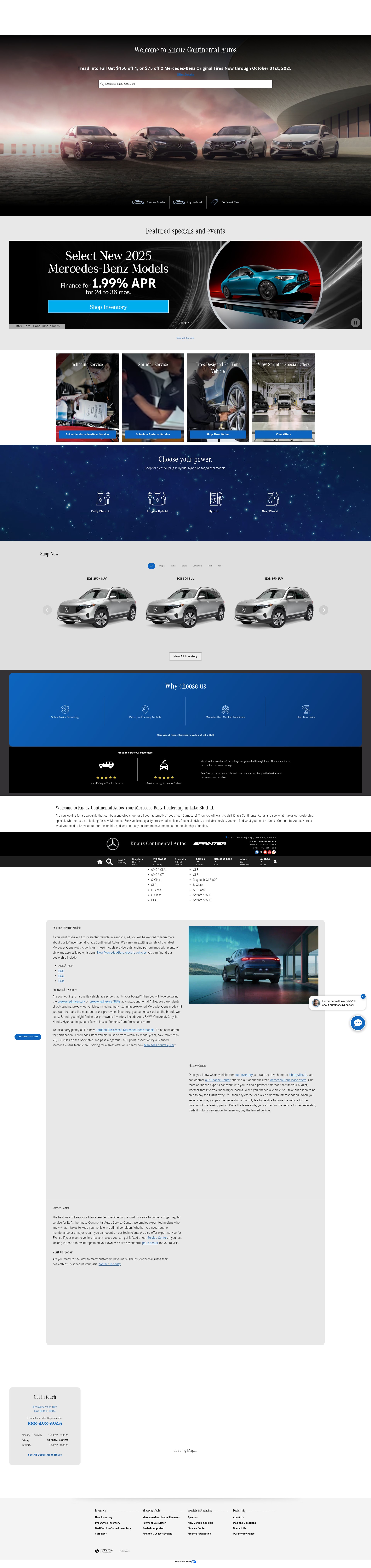 Screenshot of www.knauzcontinentalautos.com