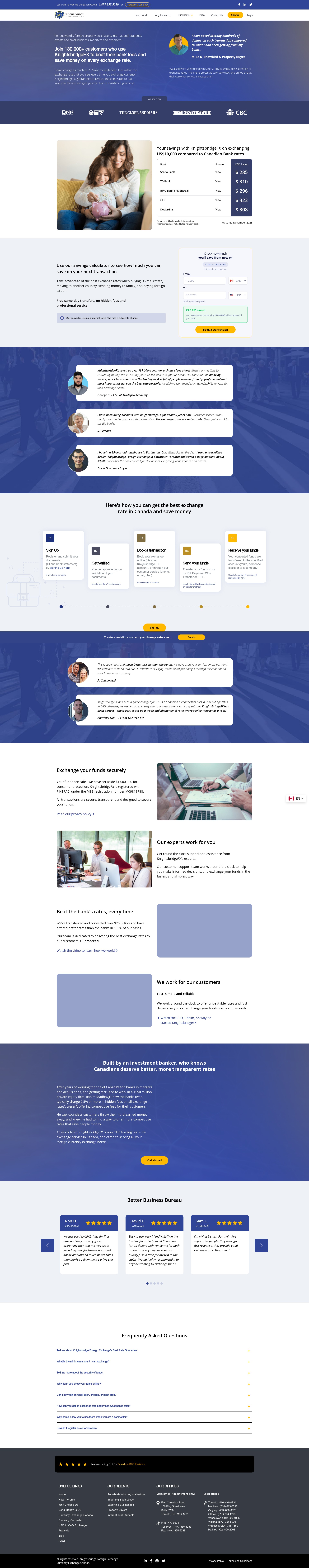 Screenshot of www.knightsbridgefx.com
