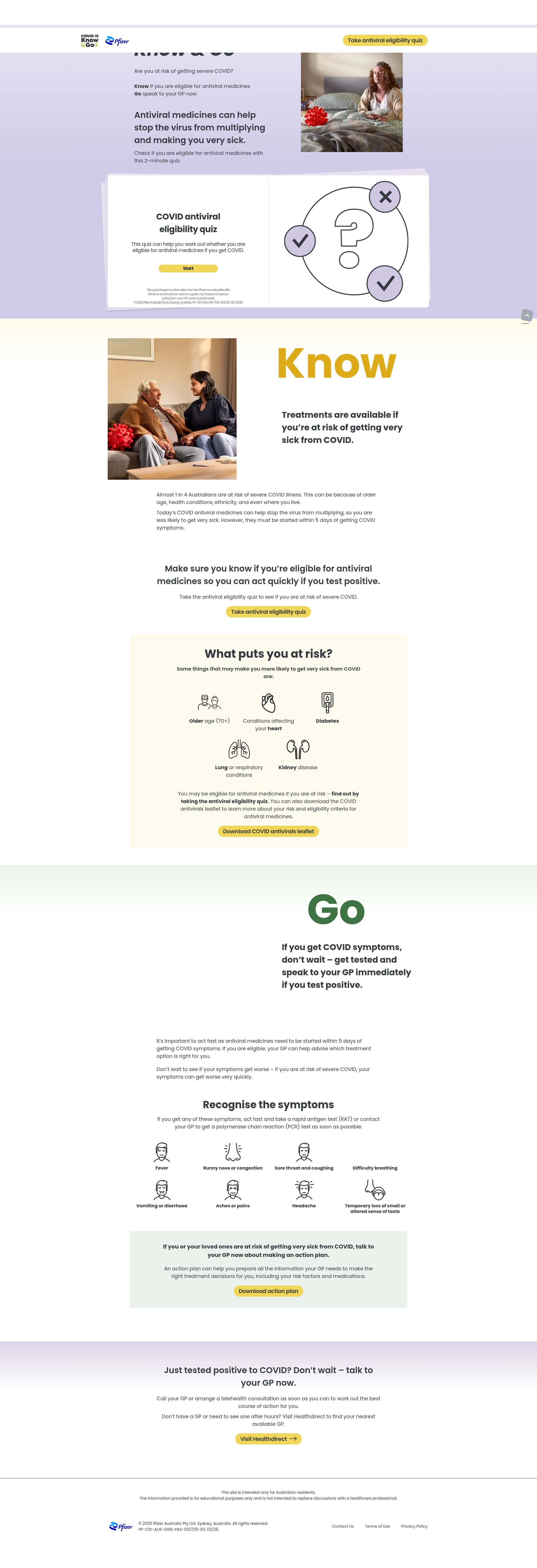 Screenshot of www.knowandgo.com.au