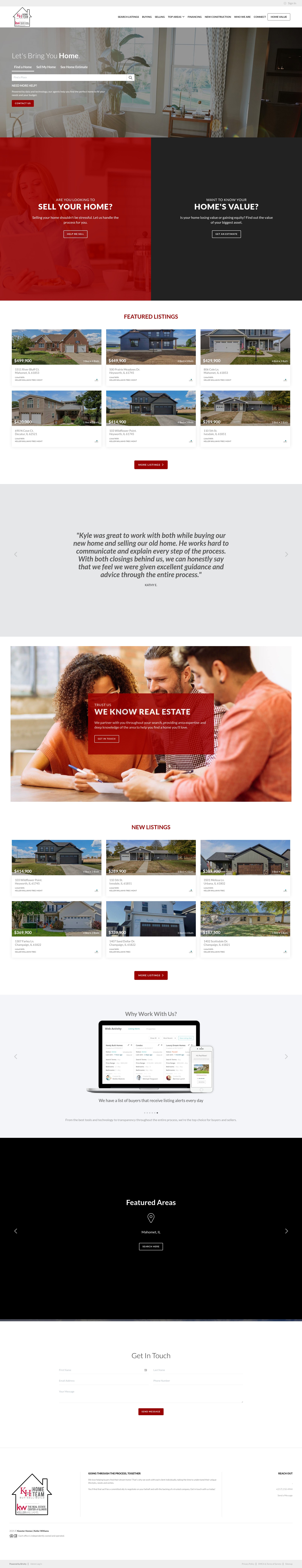 Screenshot of www.koesterhomes.com