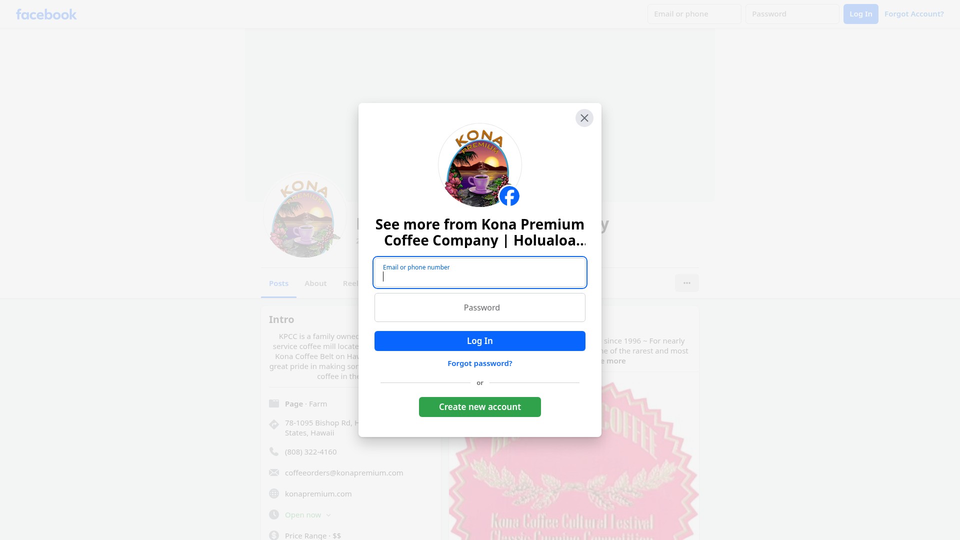 Screenshot of www.konapremium.com