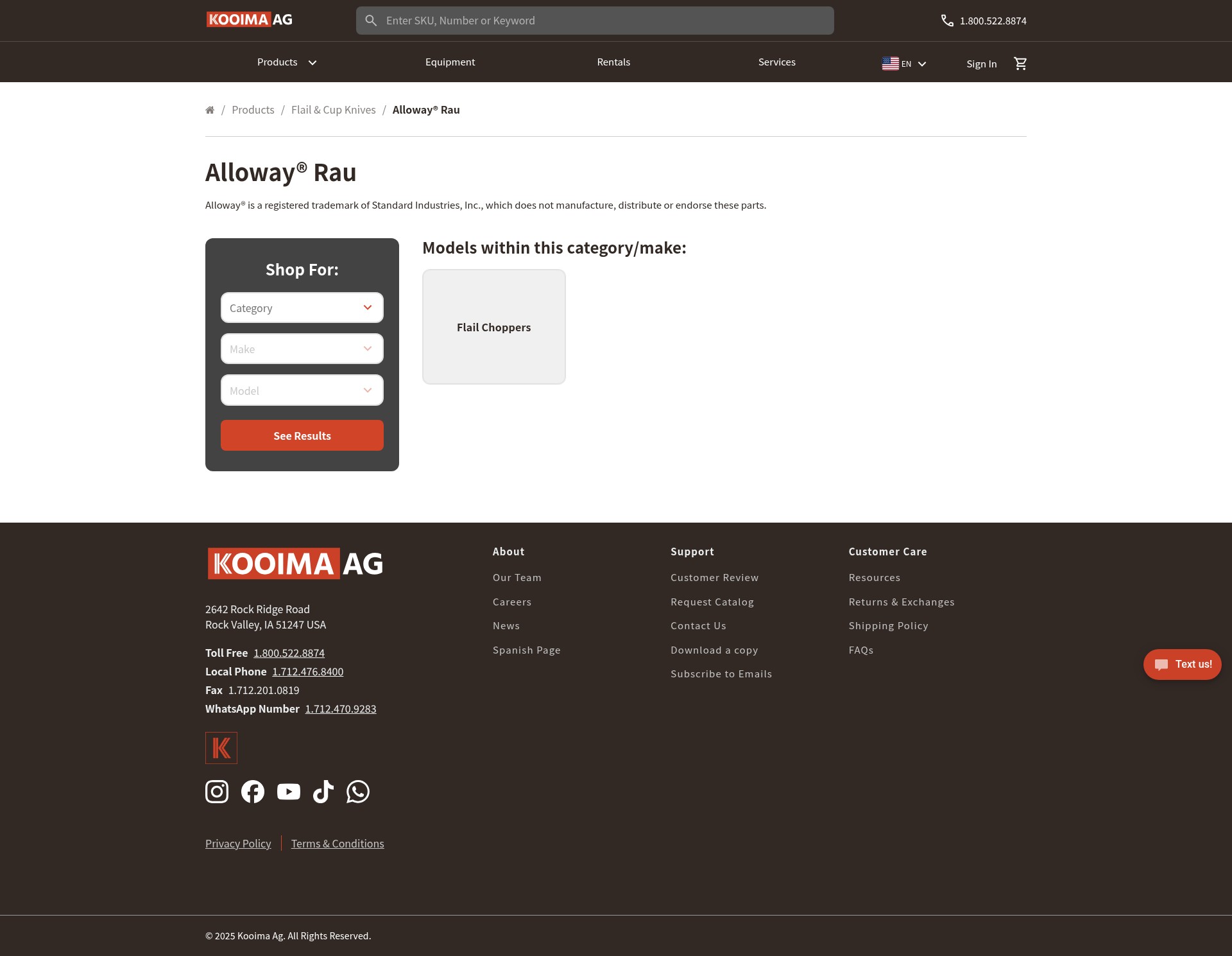 Screenshot of www.kooimaag.com