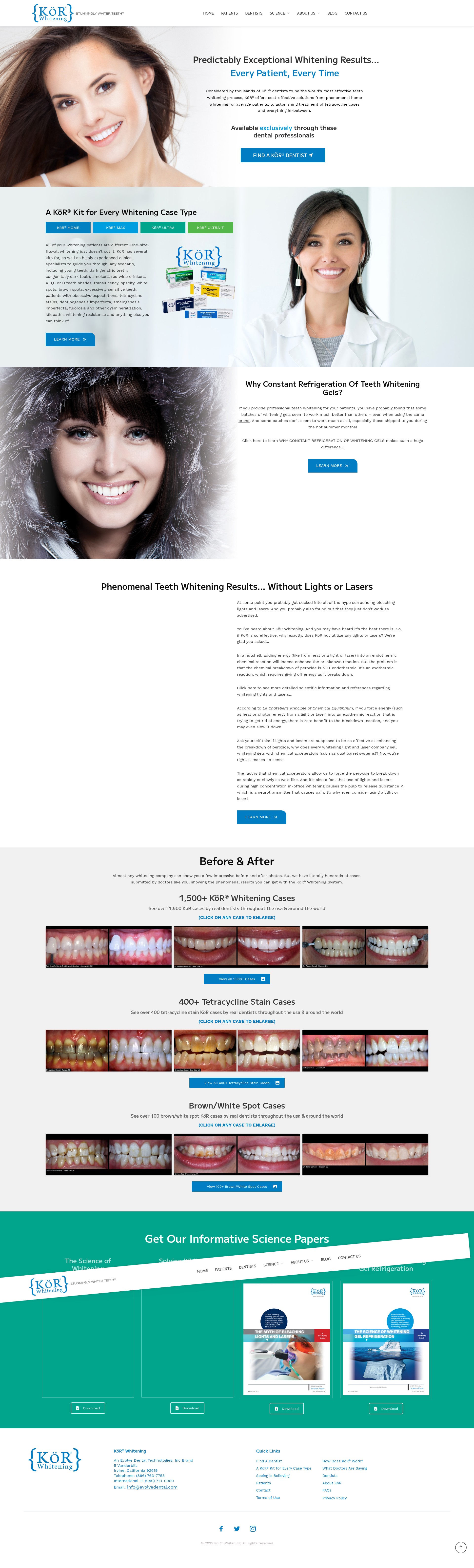 Screenshot of www.korwhitening.com