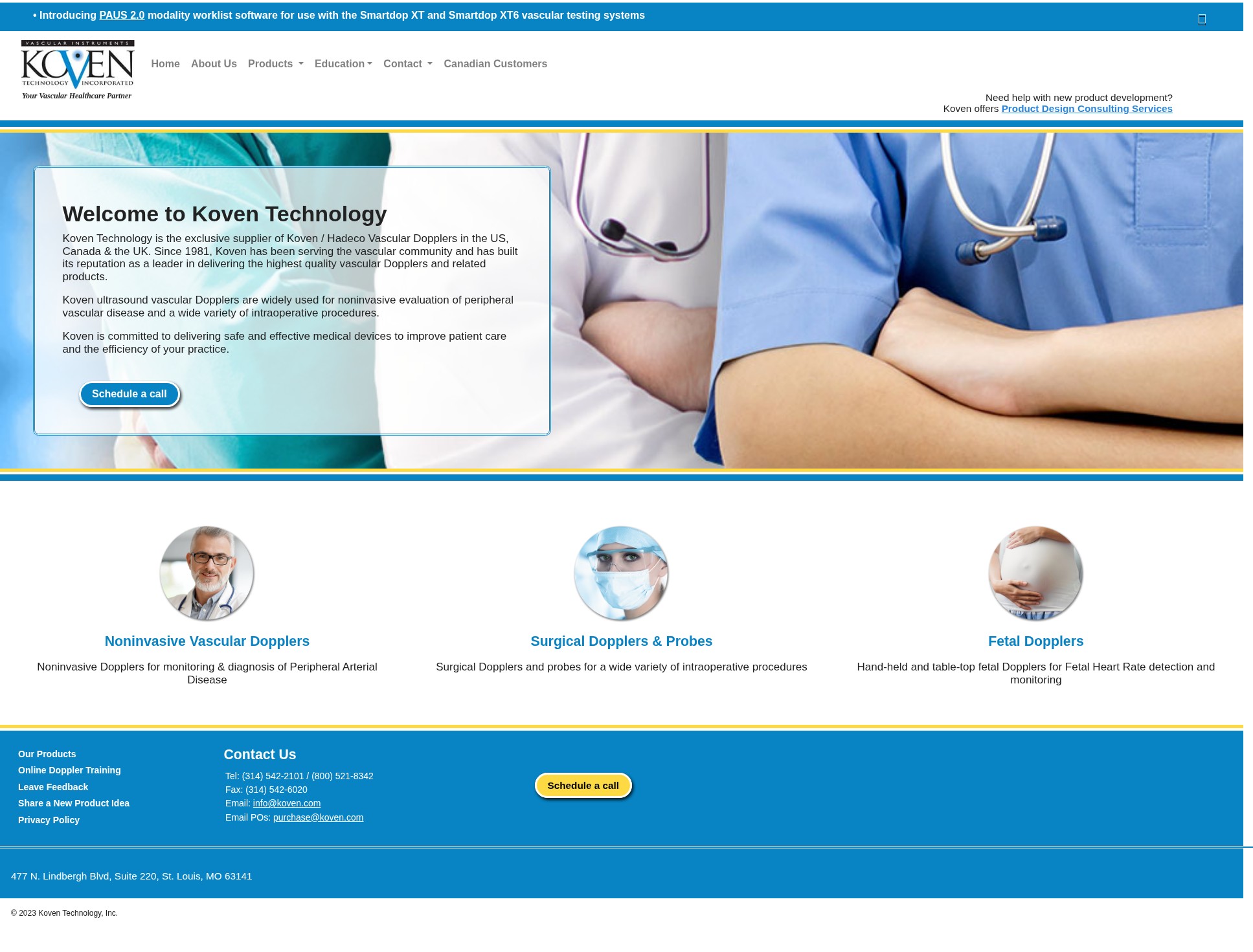 Screenshot of www.koven.com