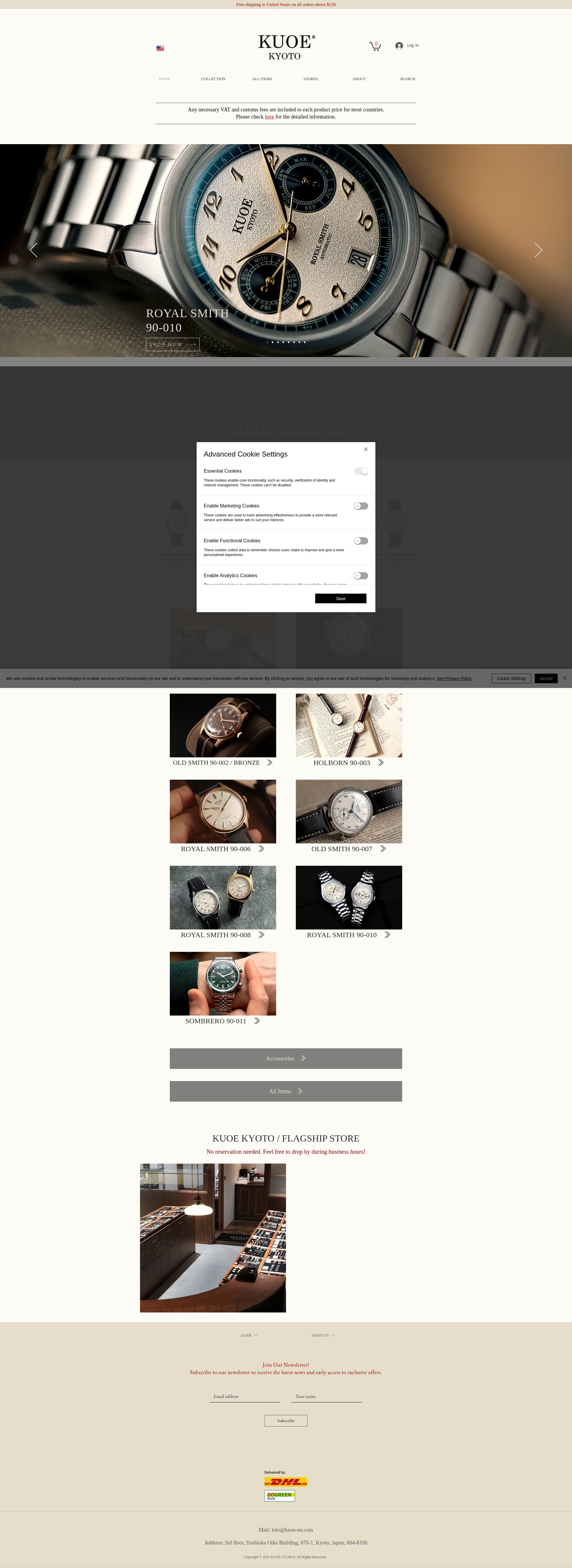 Screenshot of www.kuoe-en.com