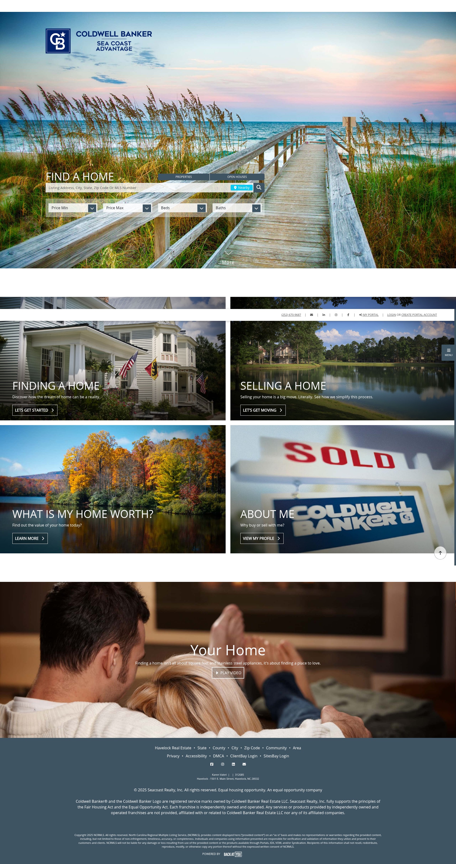 Screenshot of www.kvonthemove.com