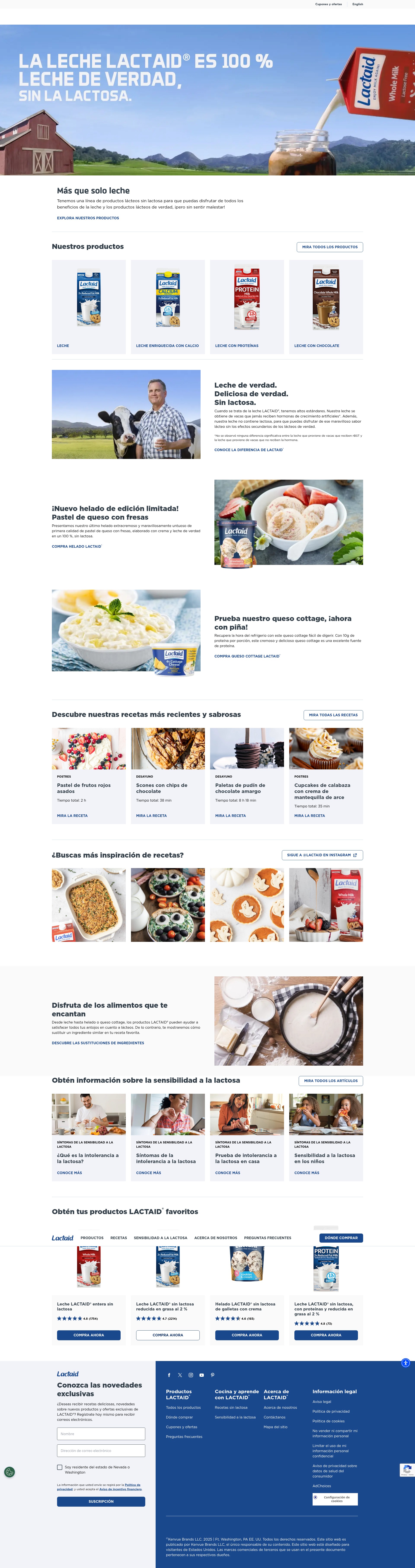 Screenshot of www.lactaidenespanol.com