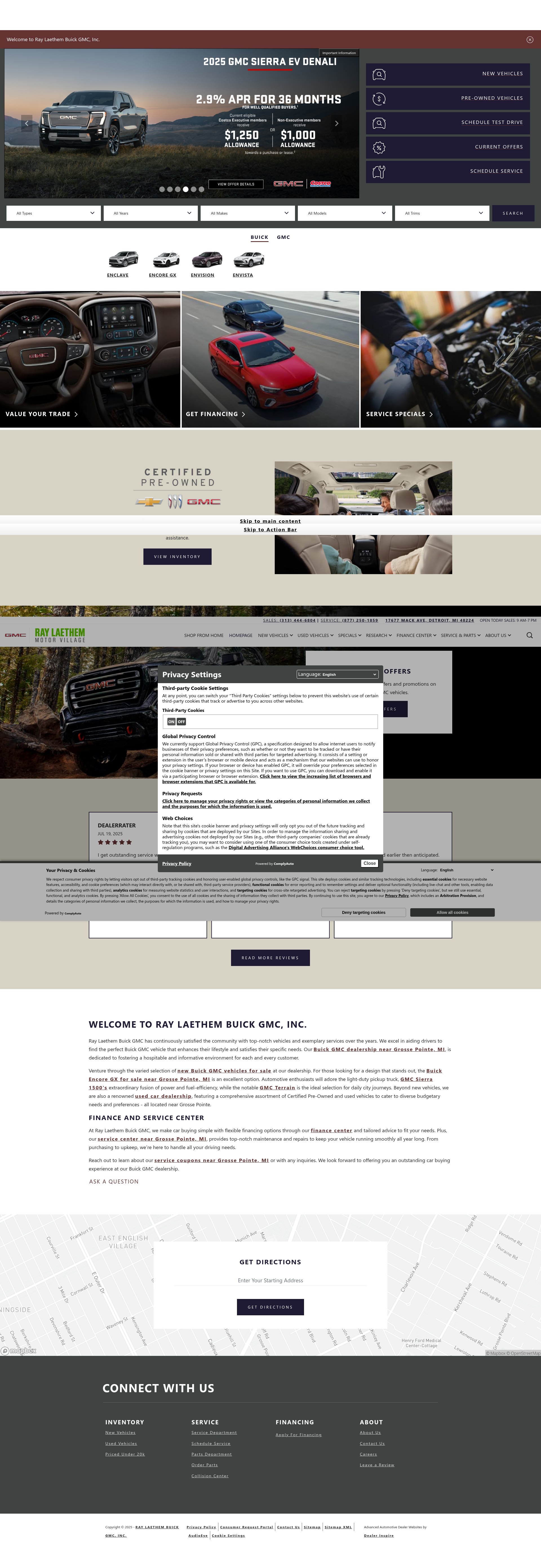 Screenshot of www.laethemgm.com