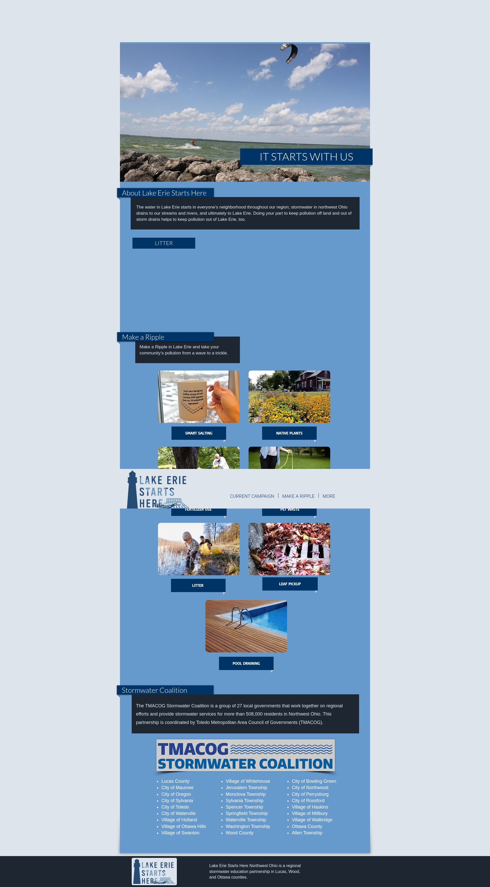 Screenshot of www.lakeeriestartsherenwoh.org