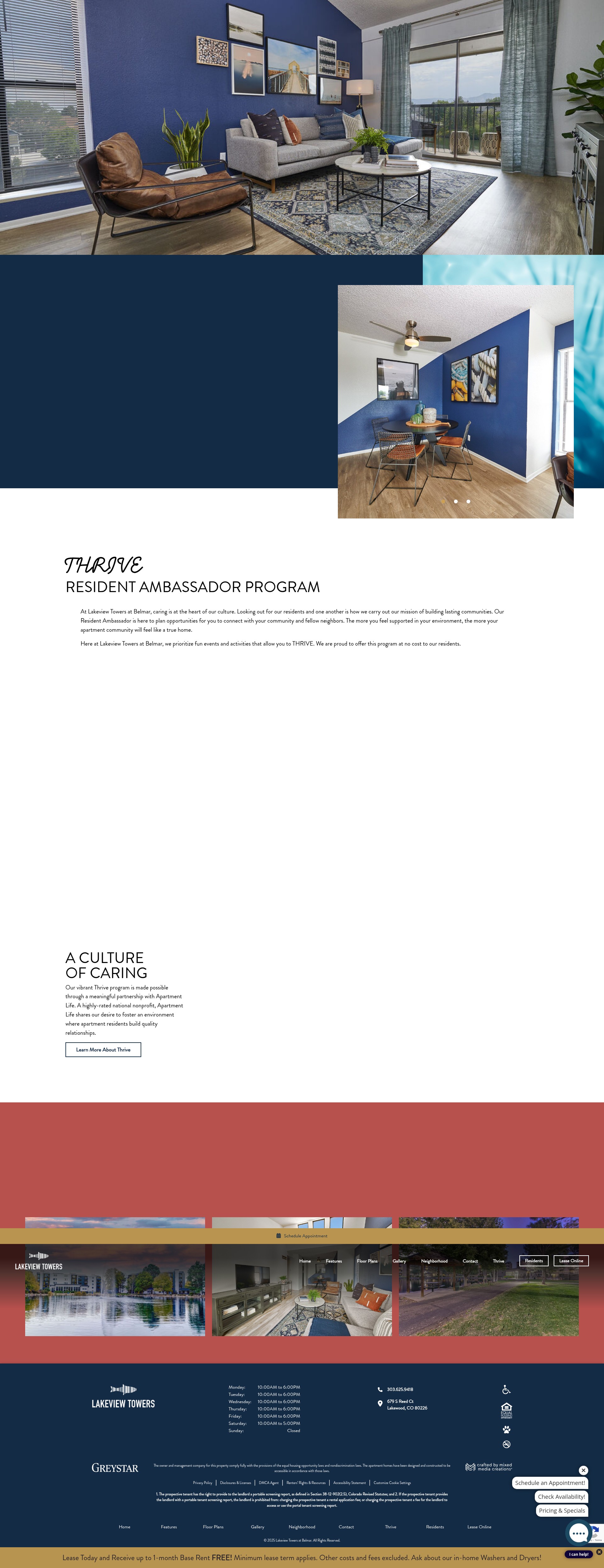 Screenshot of www.lakeviewtowers.com