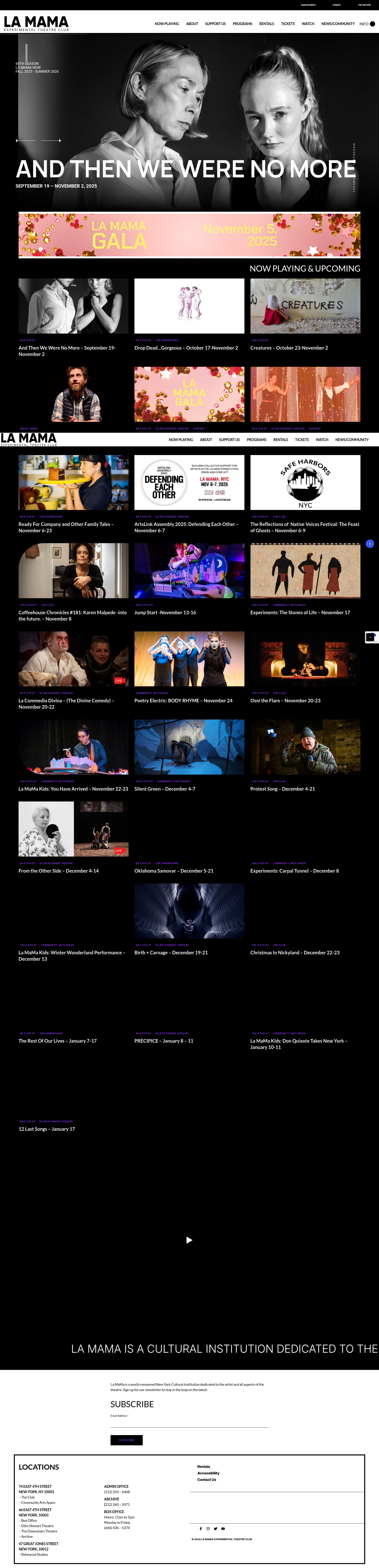 Screenshot of www.lamama.org