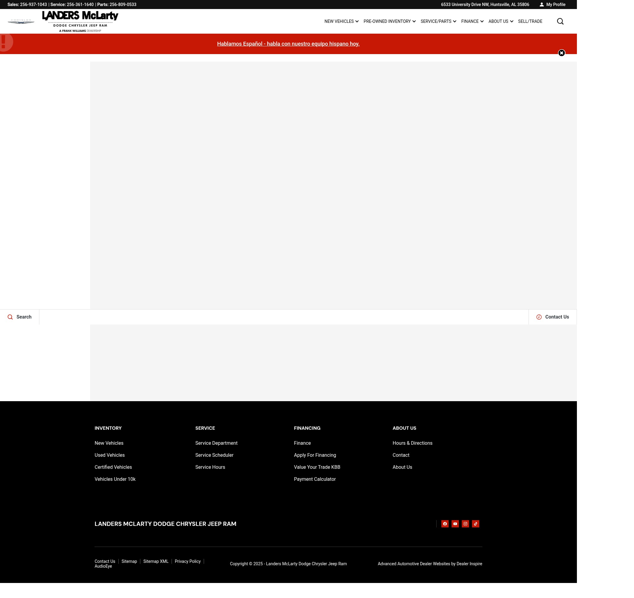 Screenshot of www.landersmclartydcjal.com