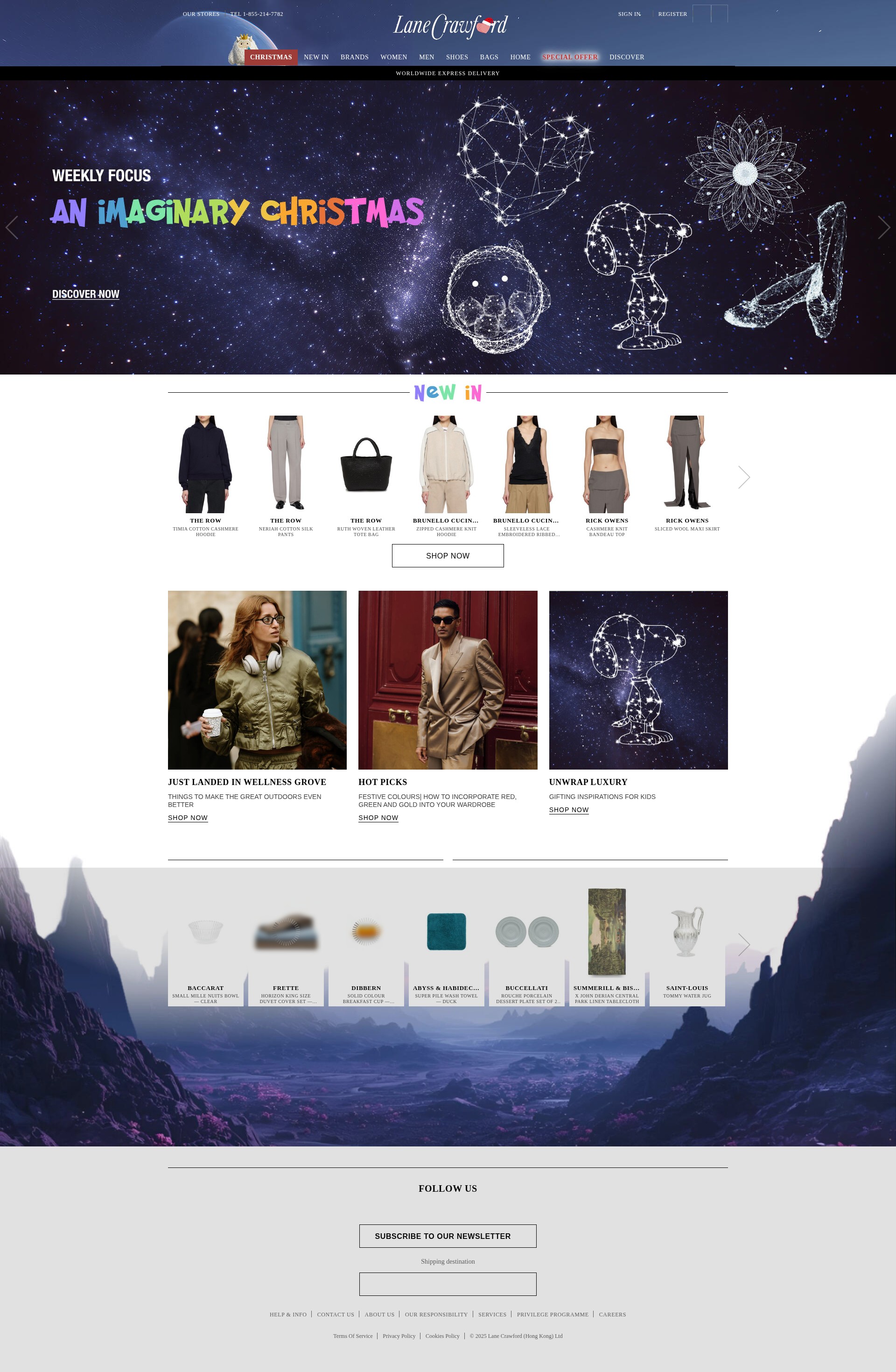 Screenshot of www.lanecrawford.com.hk