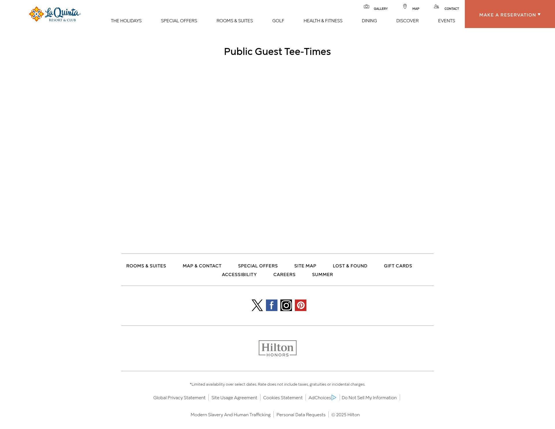 Screenshot of www.laquintaresort.com