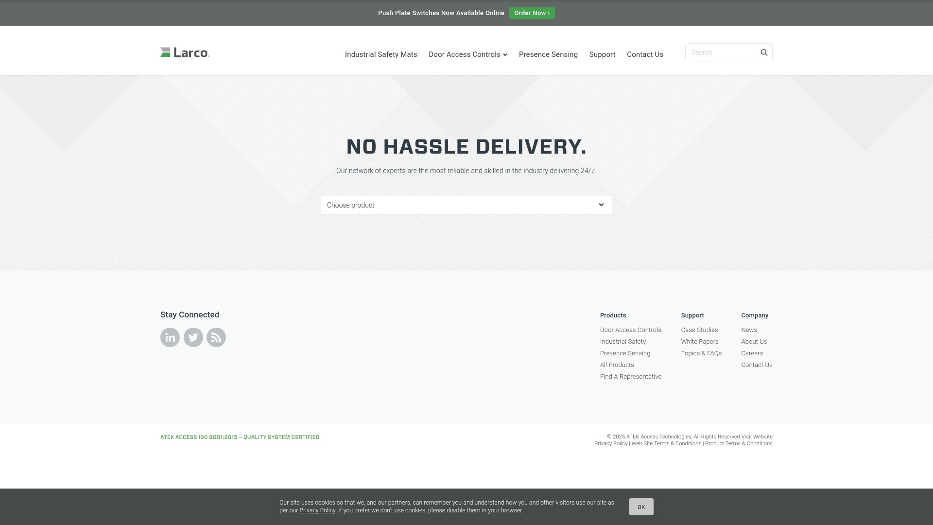 Screenshot of www.larco.com