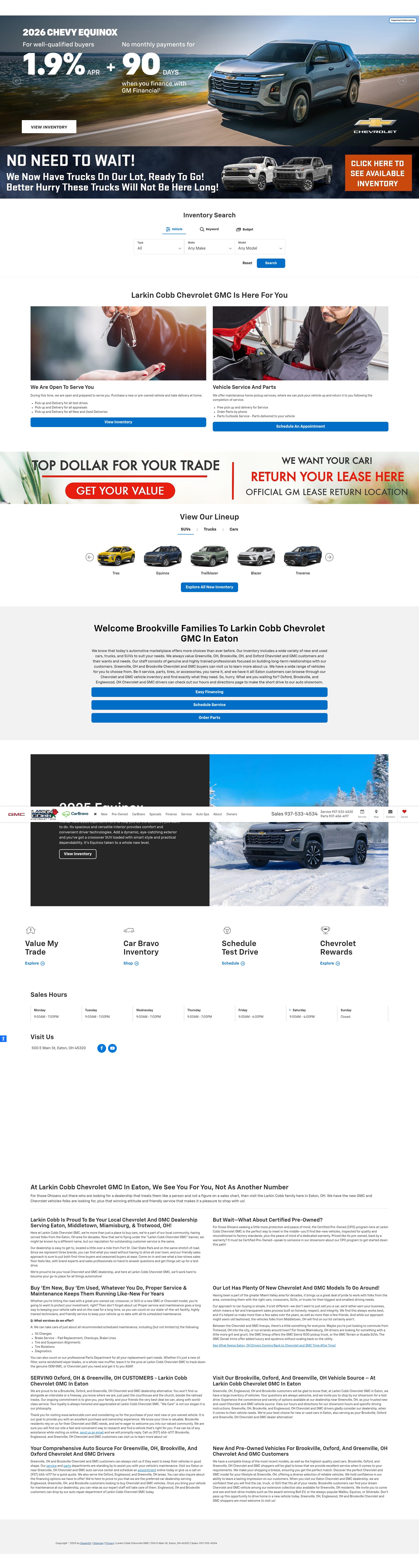 Screenshot of www.larkincobb.com