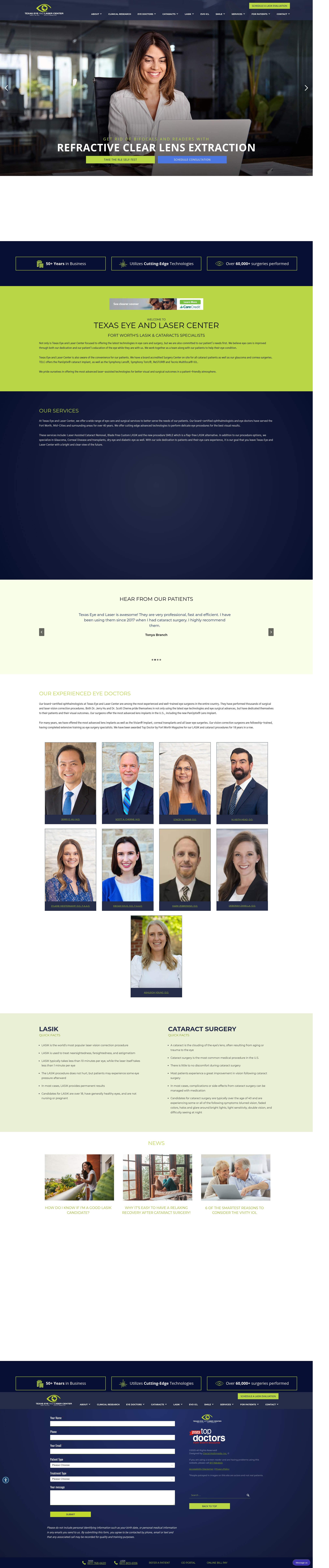 Screenshot of www.lasikdr.com