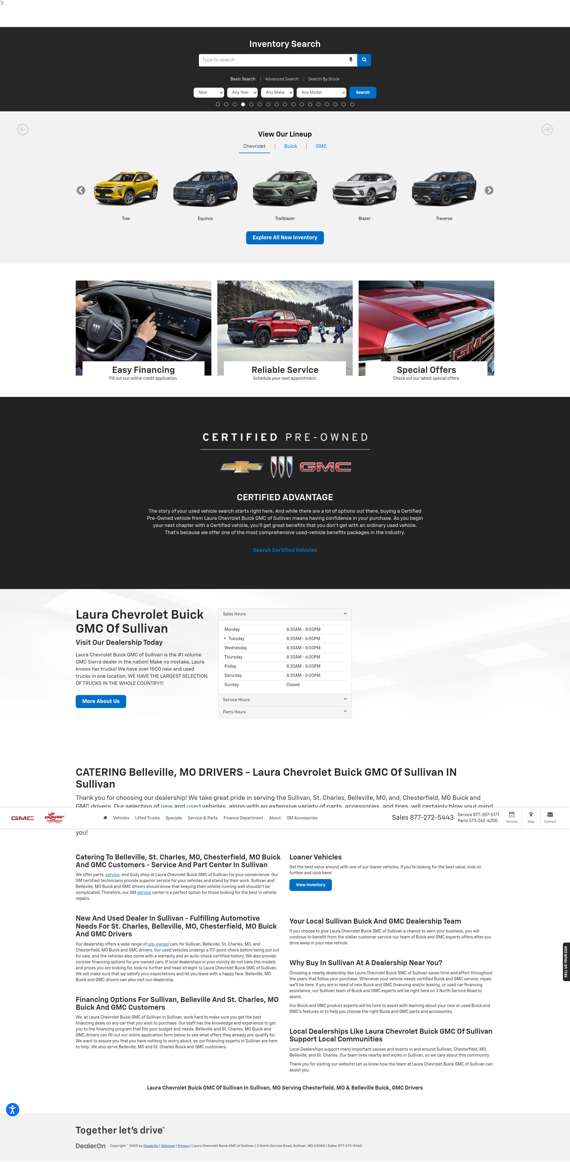 Screenshot of www.laurachevybg.com
