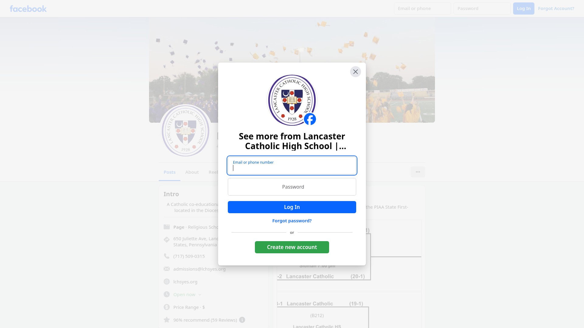 Screenshot of www.lchsyes.org
