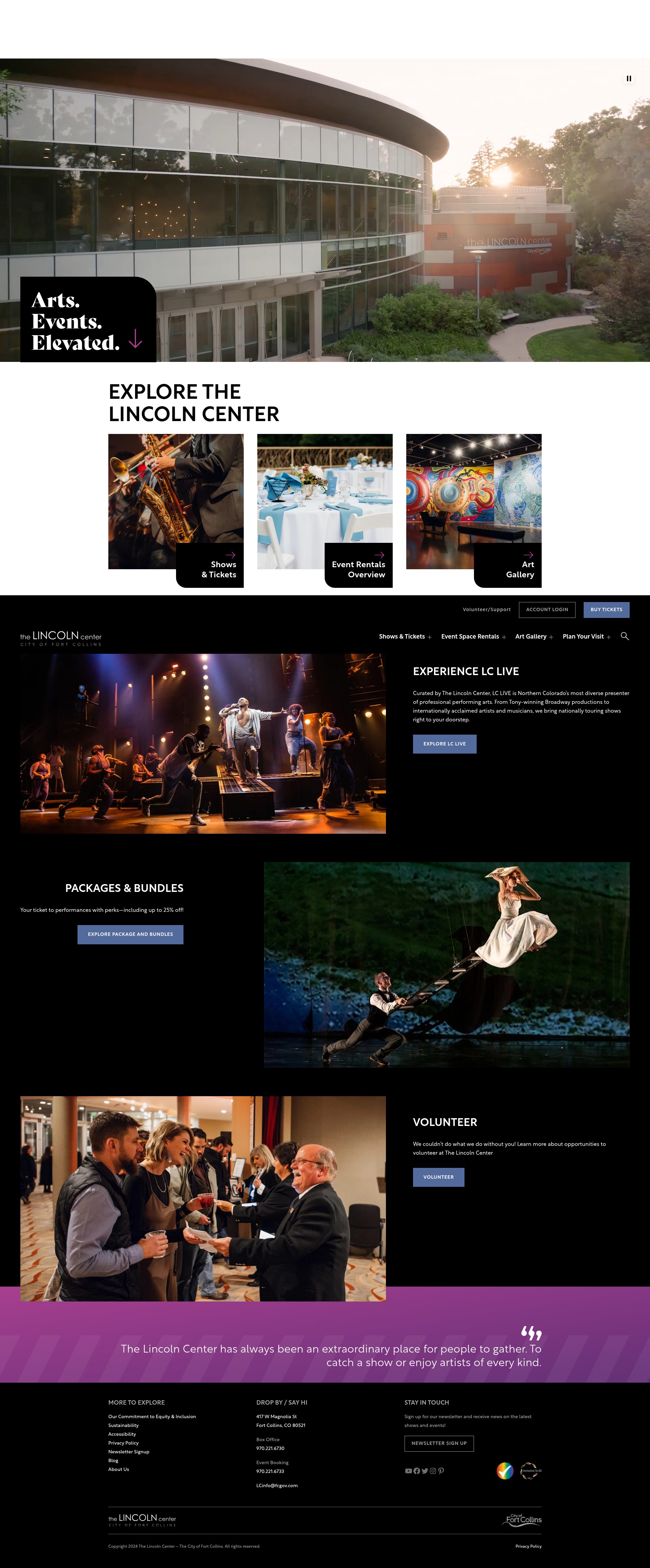 Screenshot of www.lctix.com