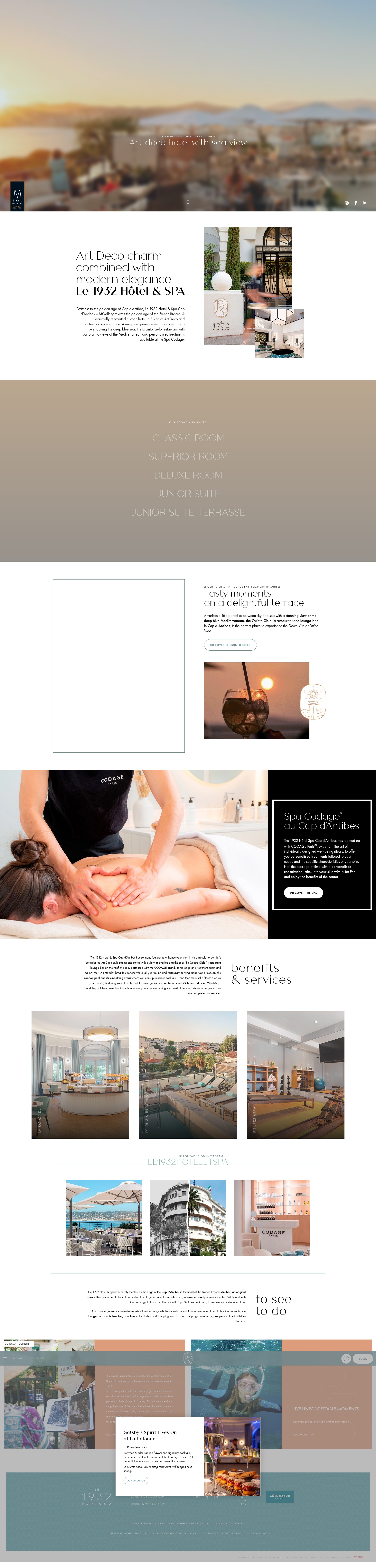 Screenshot of www.le1932hotelspa.com