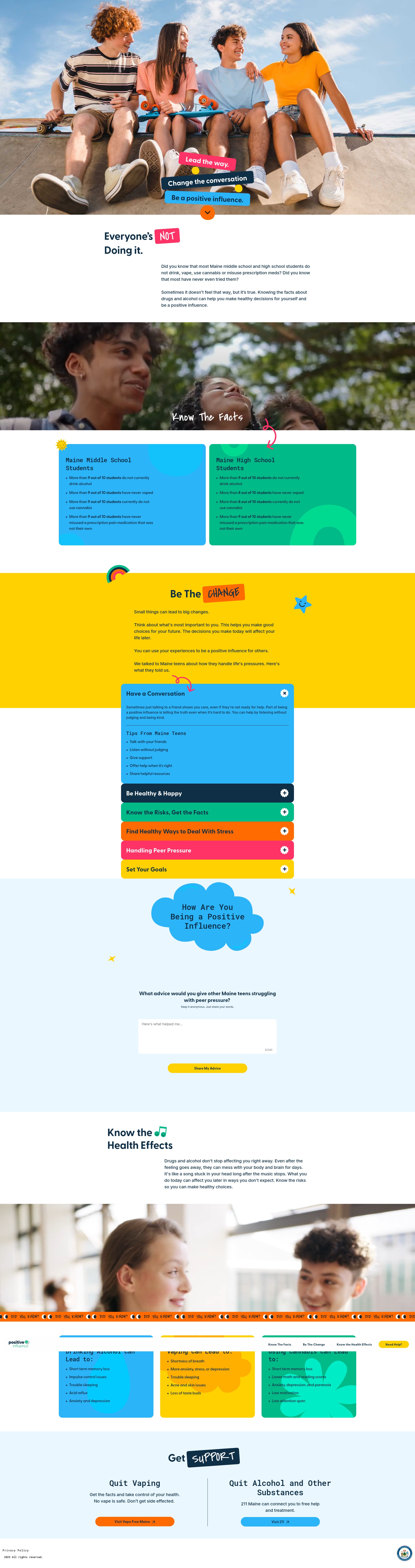 Screenshot of www.leadthewaymaine.com