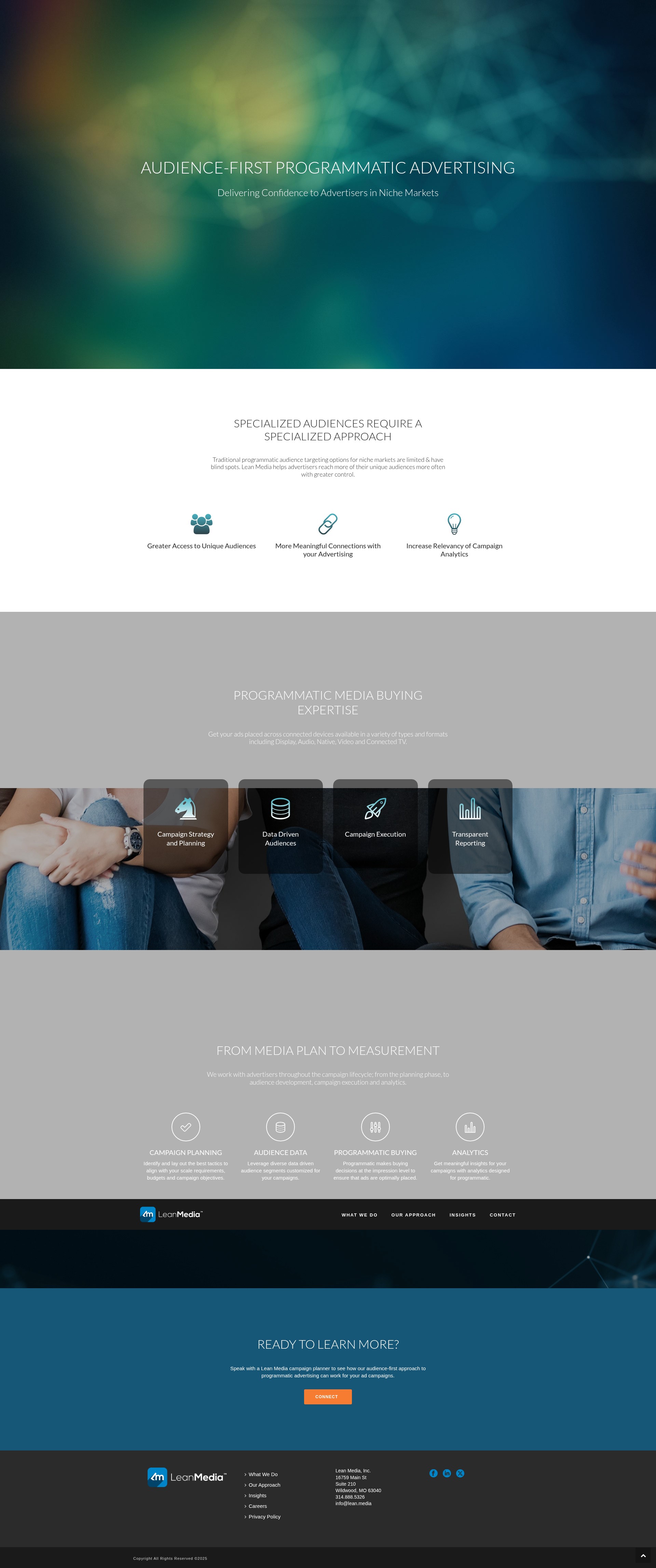 Screenshot of www.lean-media.com