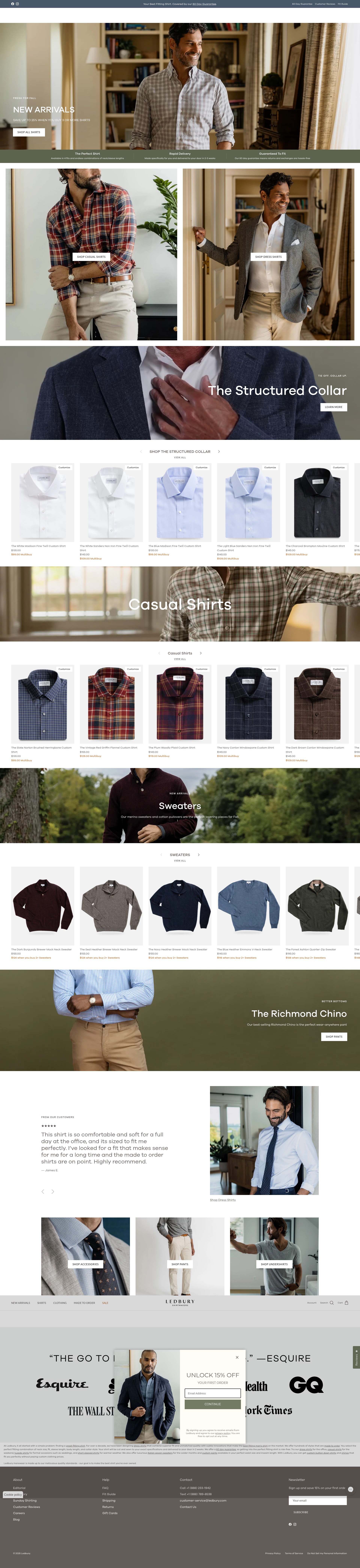 Screenshot of www.ledbury.com