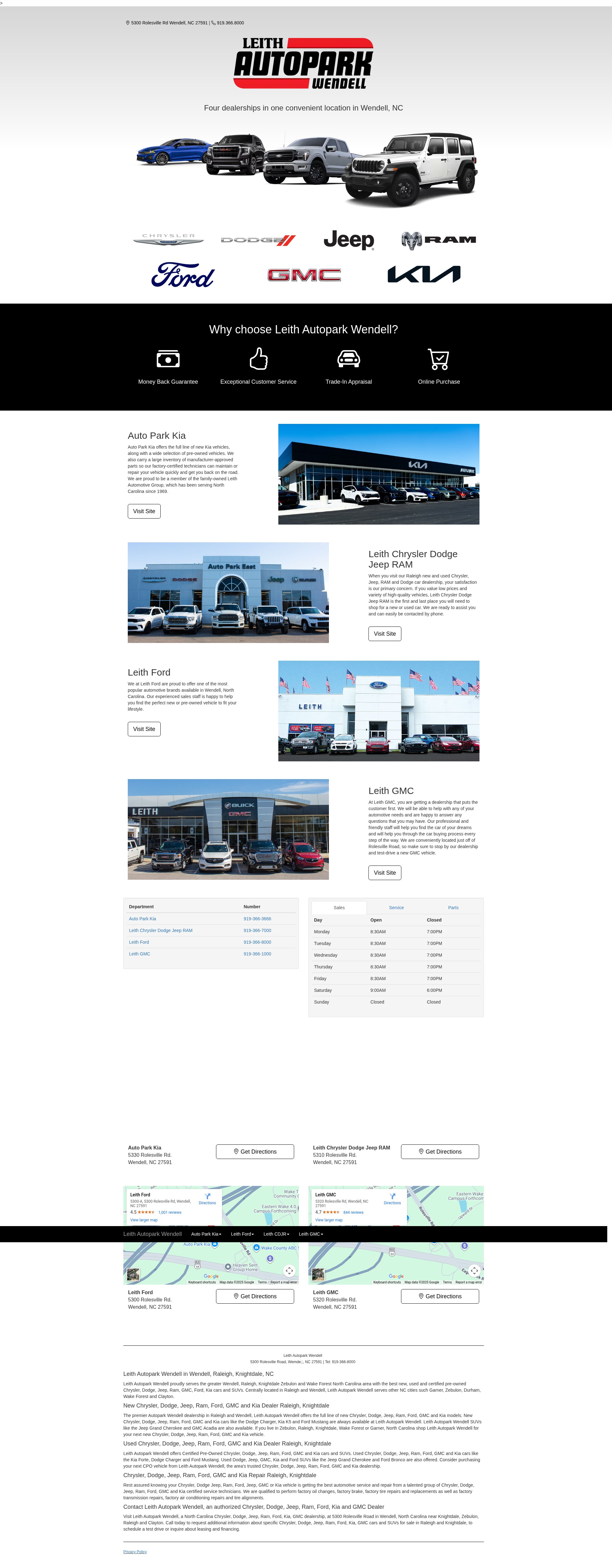 Screenshot of www.leithwendell.com