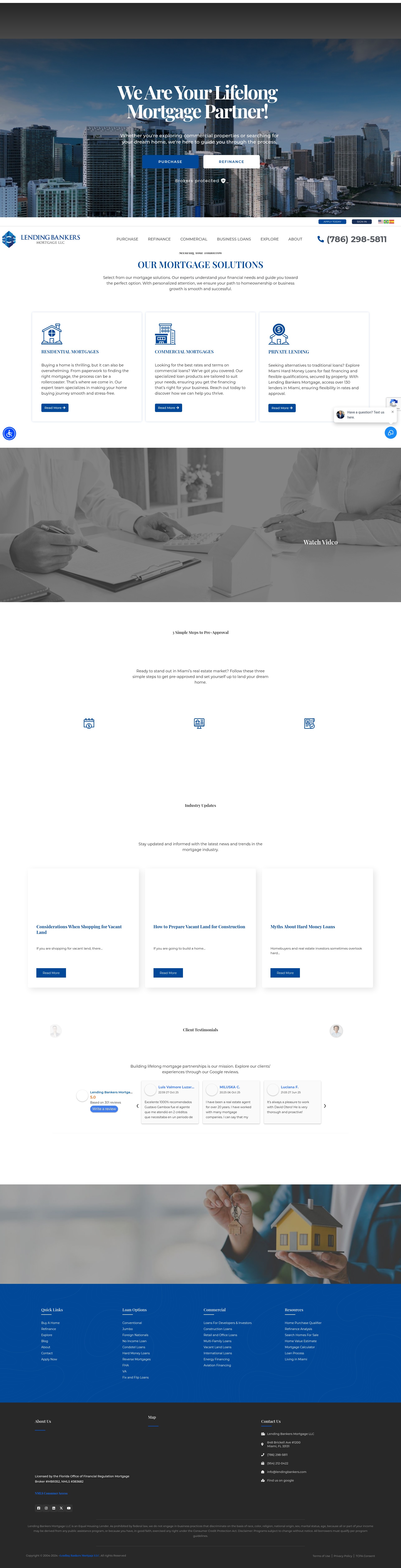 Screenshot of www.lendingbankers.com