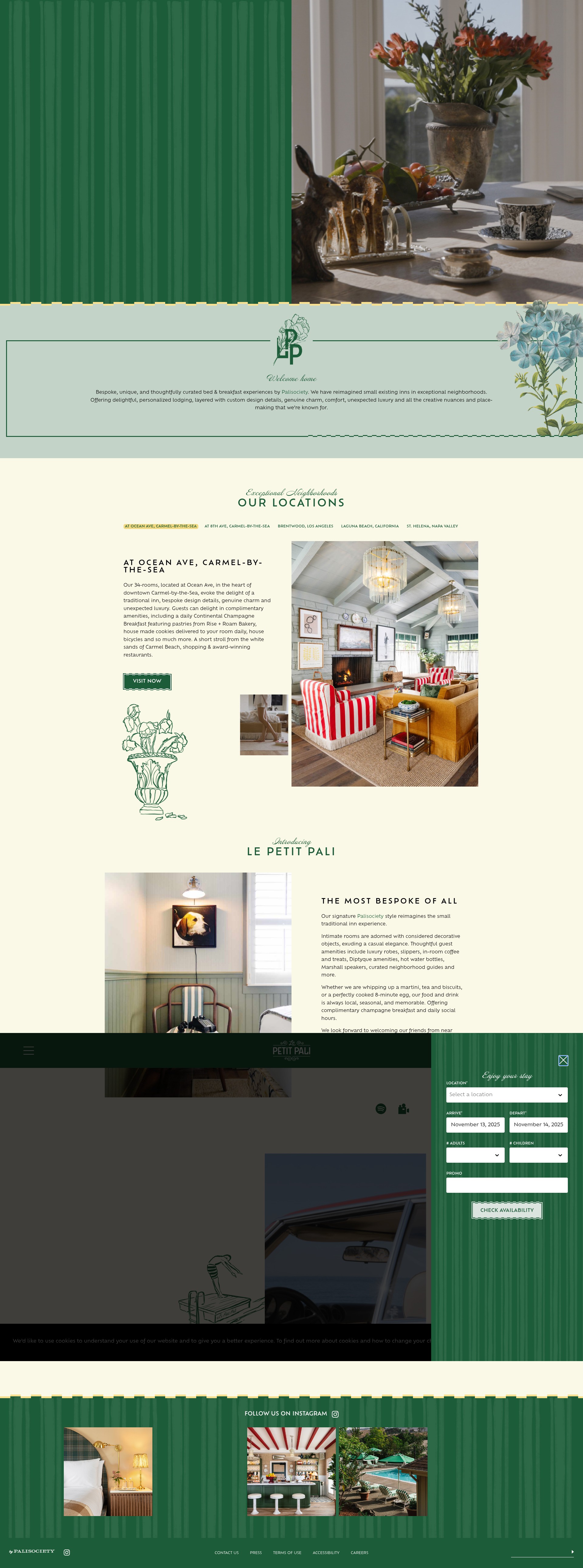 Screenshot of www.lepetitpali.com