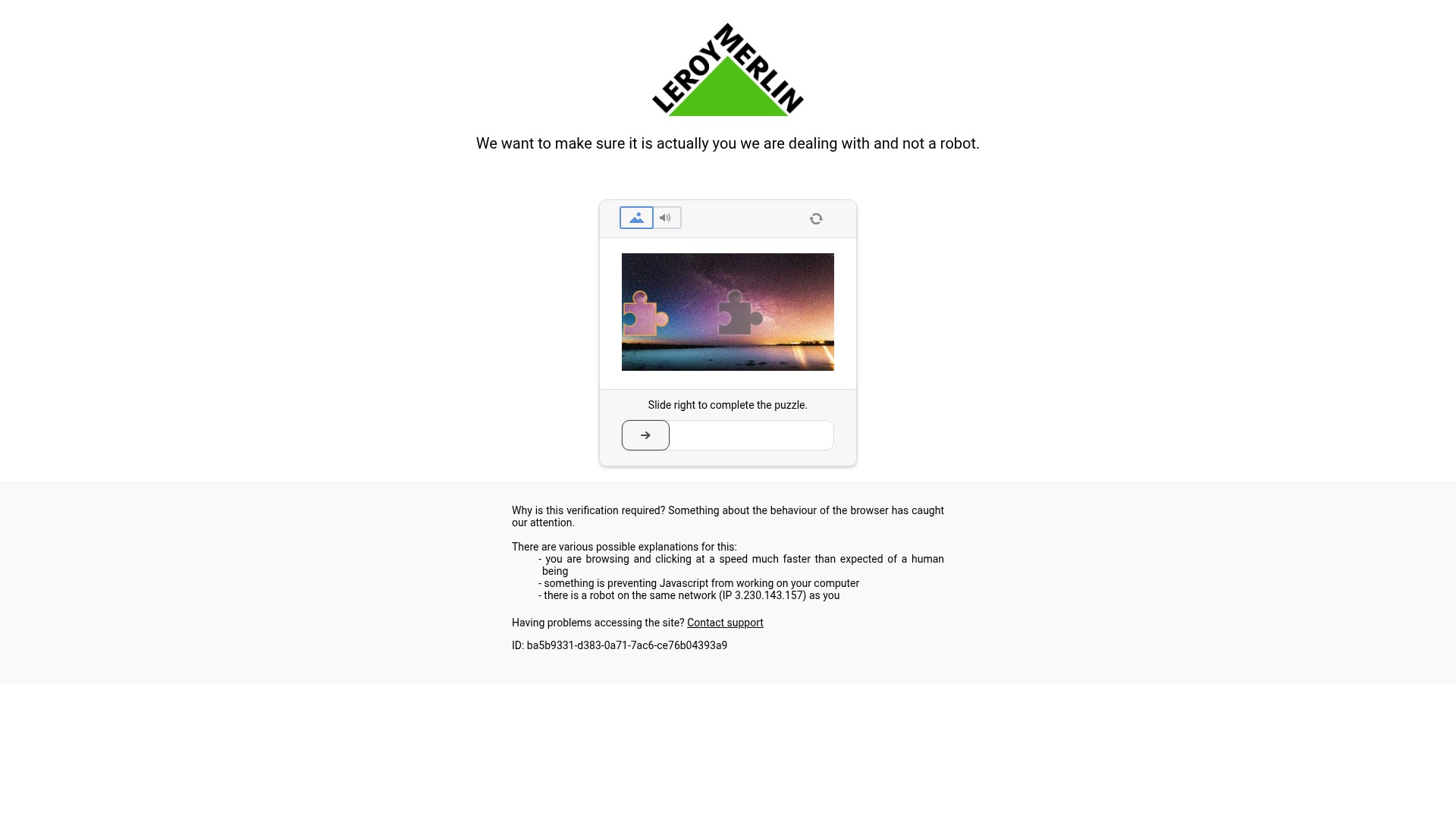 Screenshot of www.leroymerlin.fr