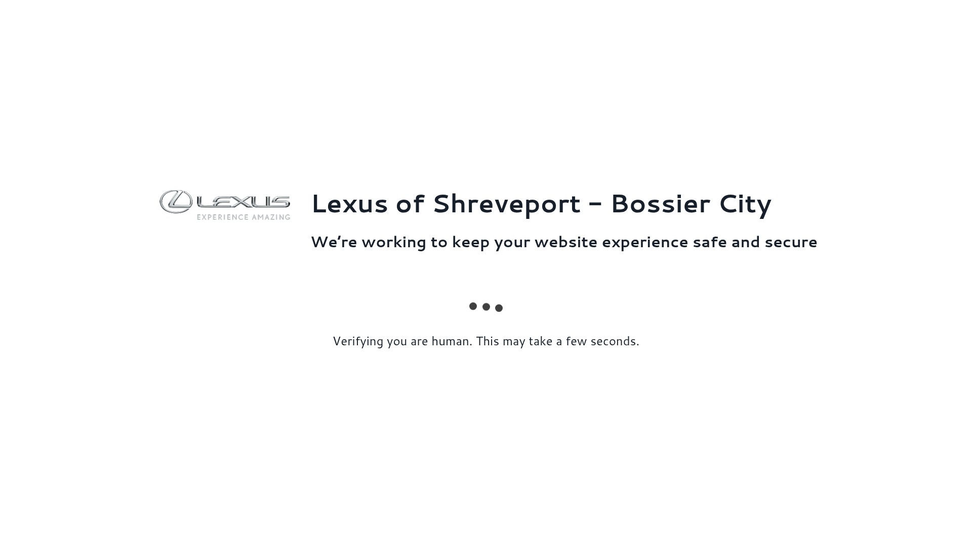 Screenshot of www.lexusofshreveport.com