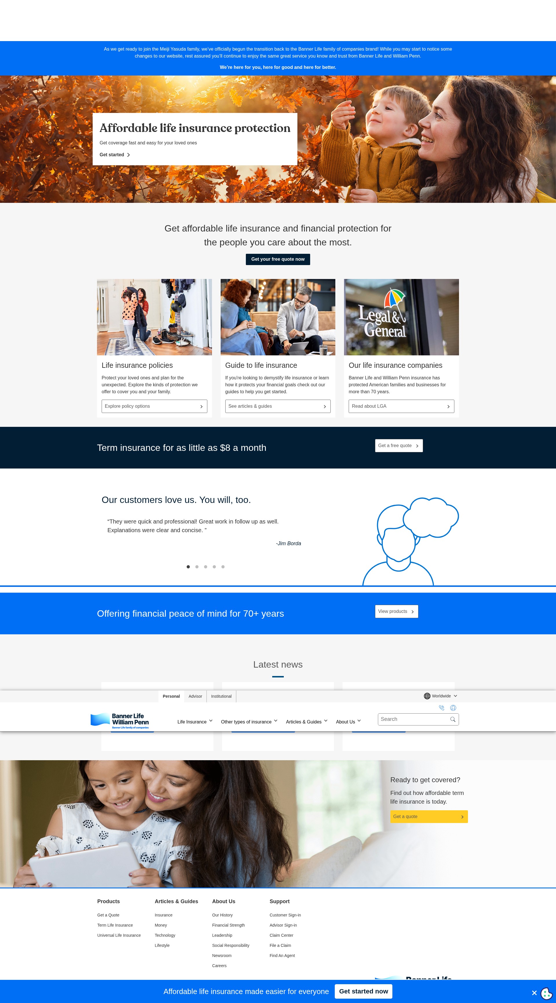 Screenshot of www.lgamerica.com