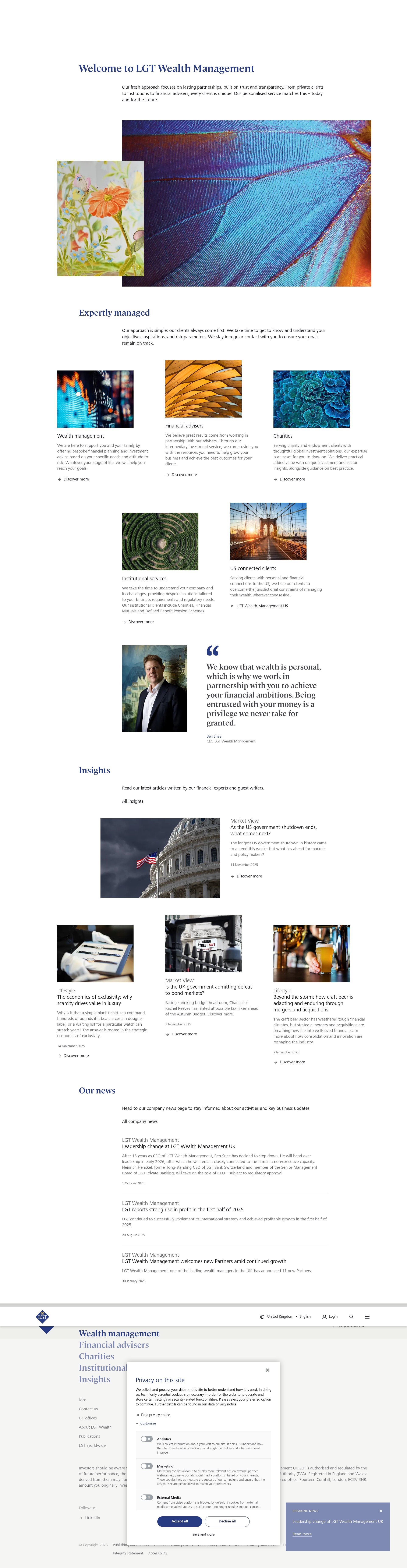 Screenshot of www.lgtwm.com