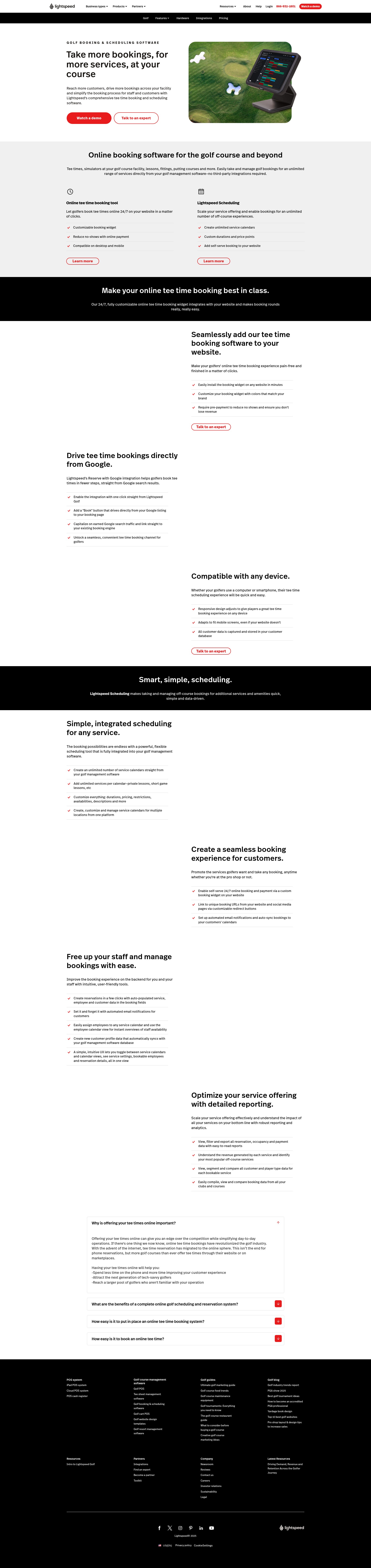 Screenshot of www.lightspeedhq.com