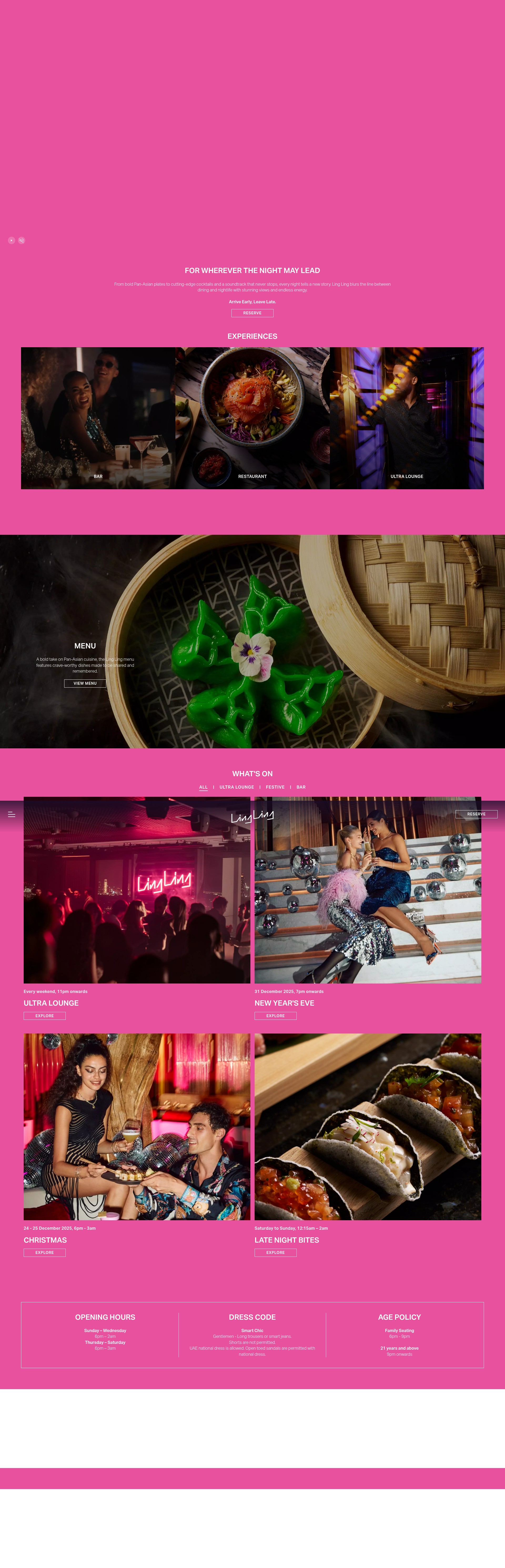 Screenshot of www.linglingdubai.com