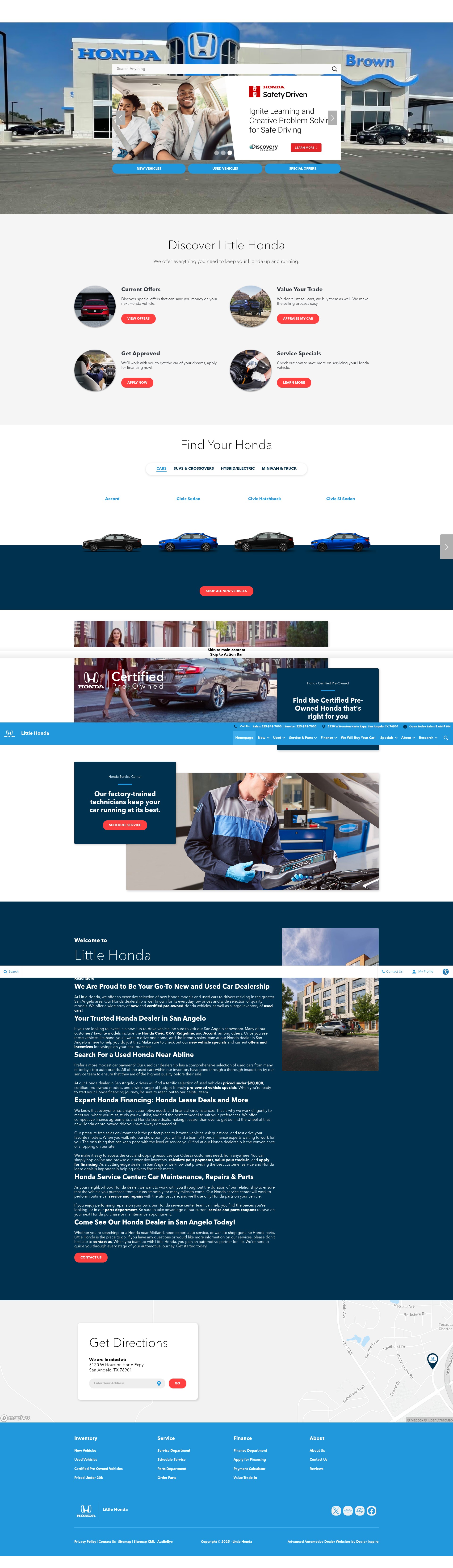 Screenshot of www.littlehonda.us