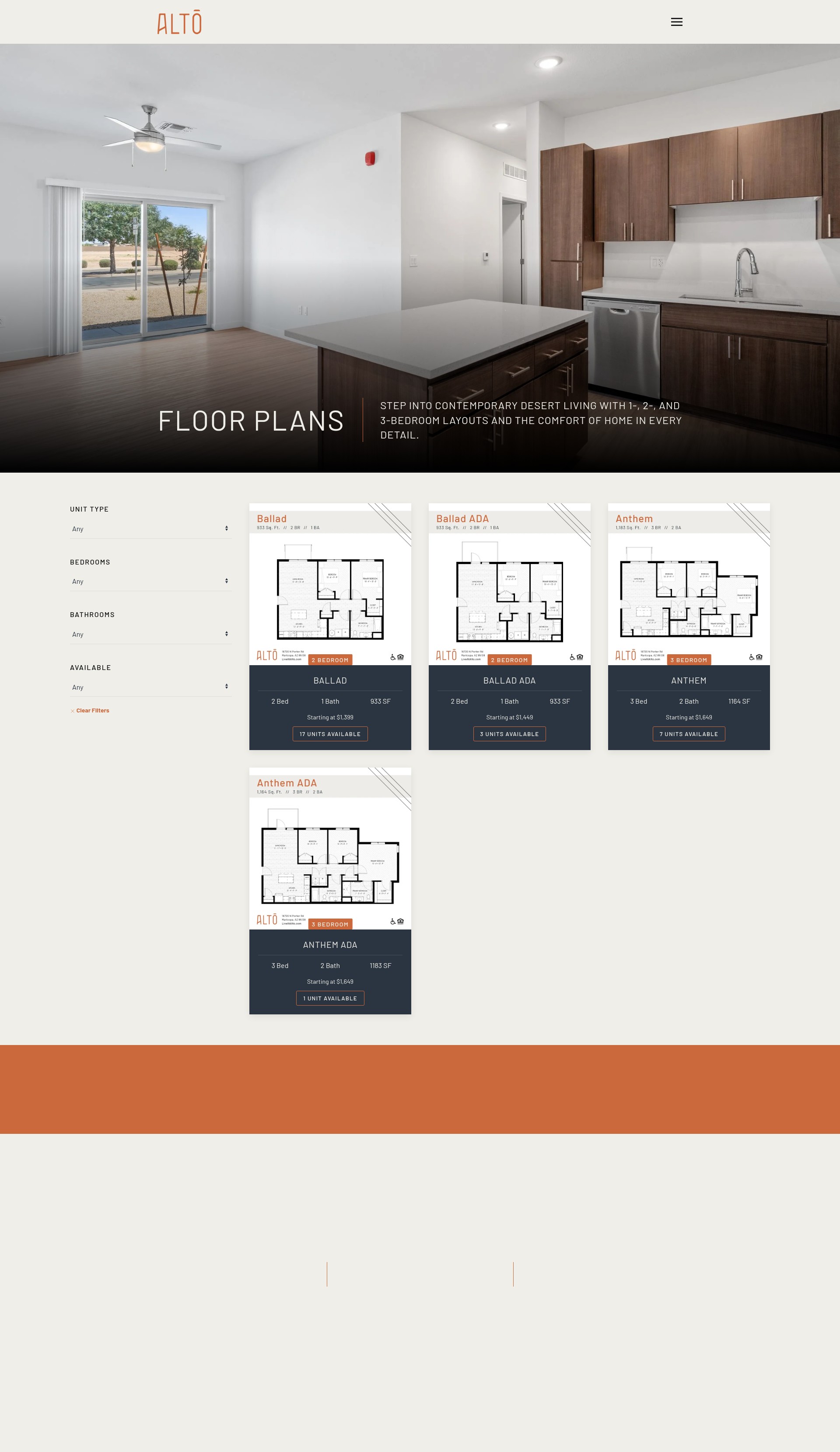Screenshot of www.liveatalto.com