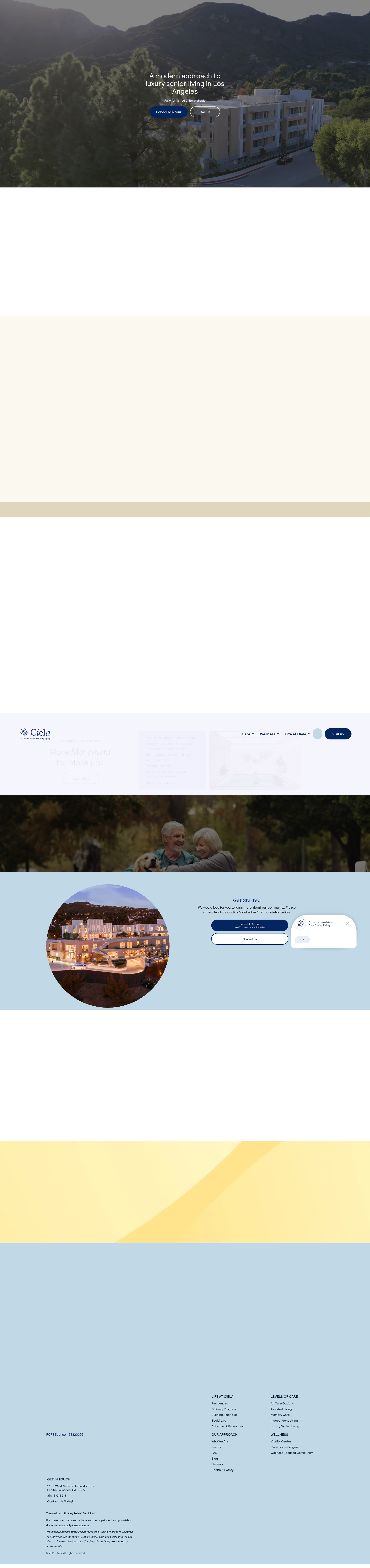 Screenshot of www.liveciela.com
