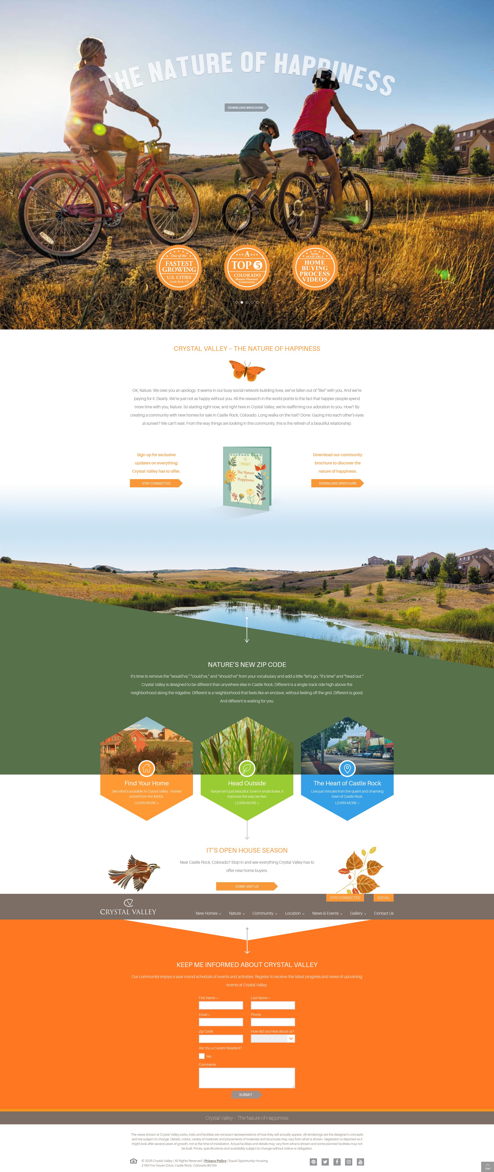 Screenshot of www.livecrystalvalley.com