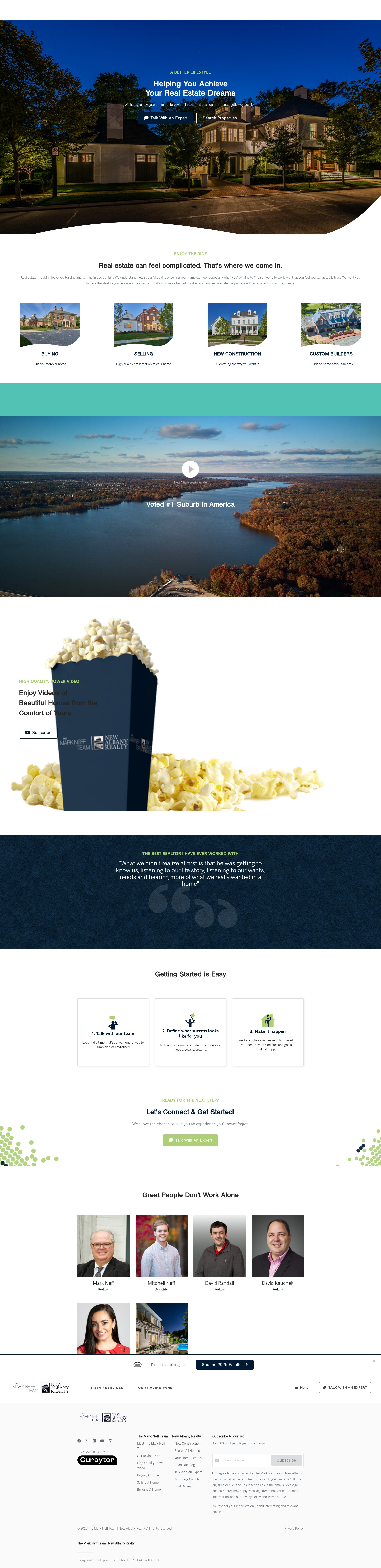 Screenshot of www.liveinnewalbany.com