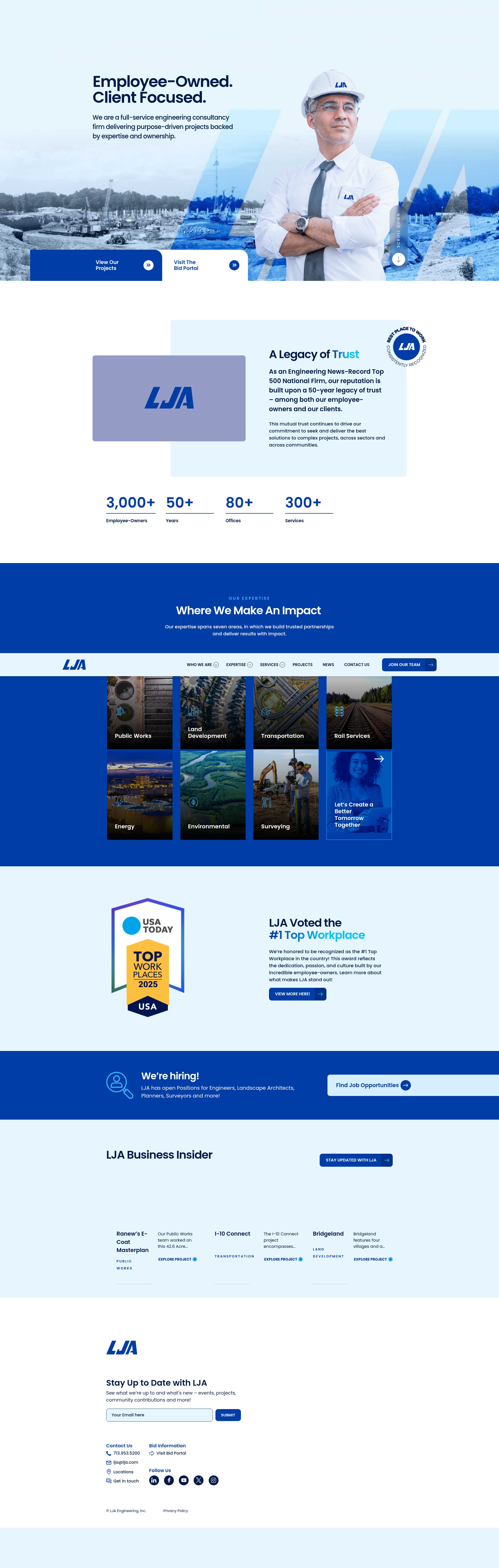Screenshot of www.lja.com