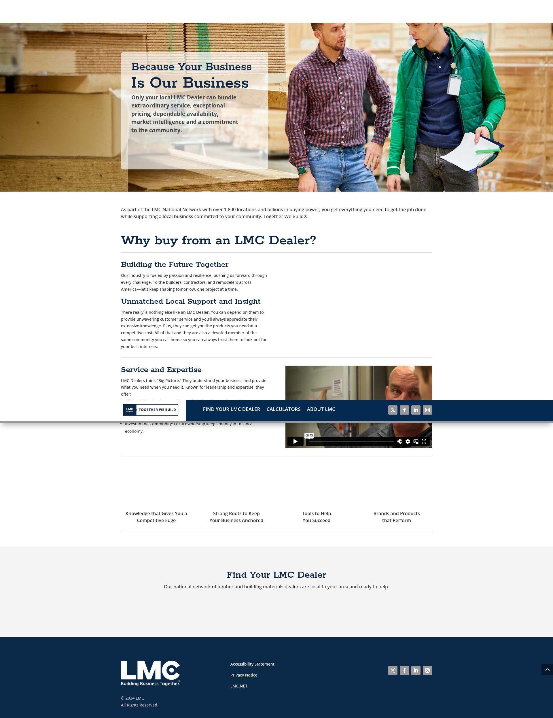 Screenshot of www.lmctogetherwebuild.com